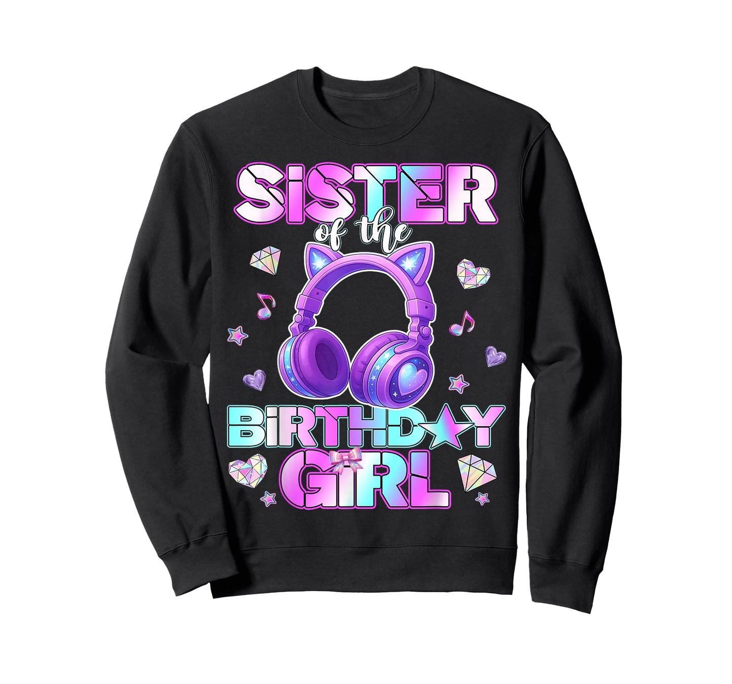 Sister of The K-PoP Birthday Girls Korean Music Lovers T-Shirt