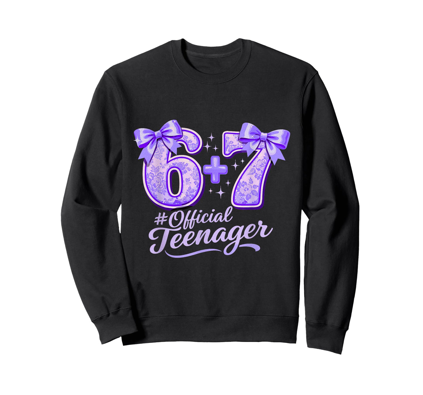 Official Teenager 13 Years 13th Birthday Girls Six Seven T-Shirt