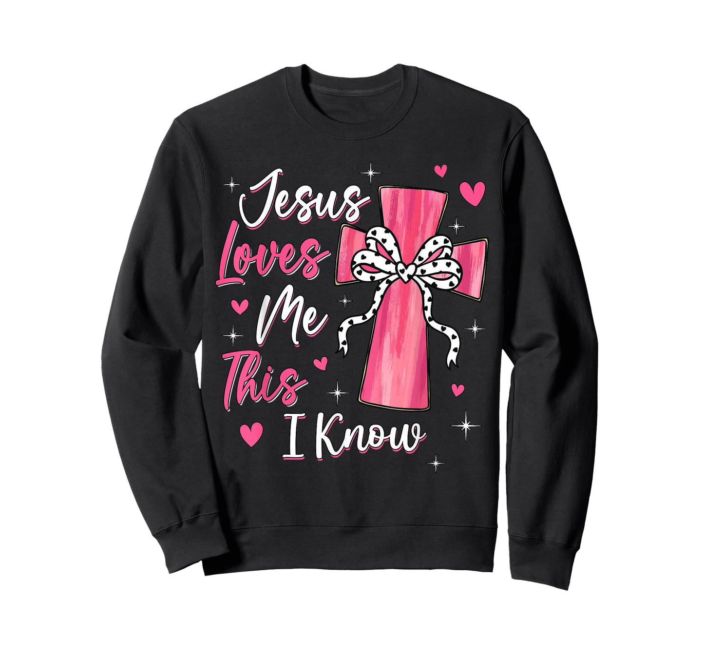Jesus Loves Me This I Know God Religious Christian Valentine T-Shirt