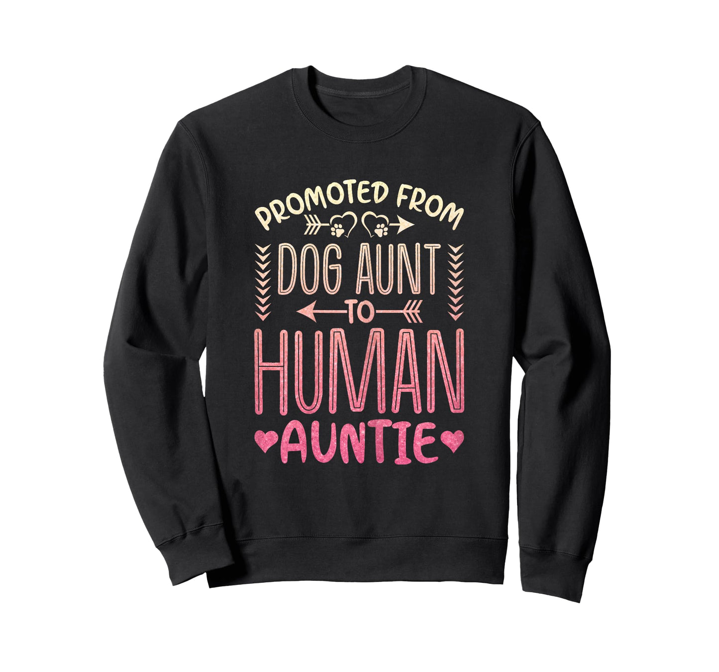 Promoted from Dog Aunt to Human Auntie Dog Lover T-Shirt