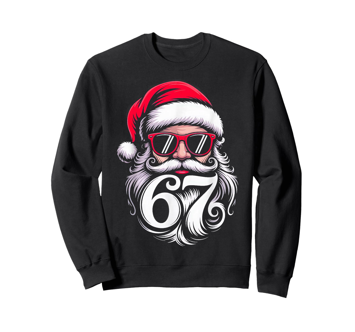 6 7 Christmas 67 Santa Six Seven T-Shirt