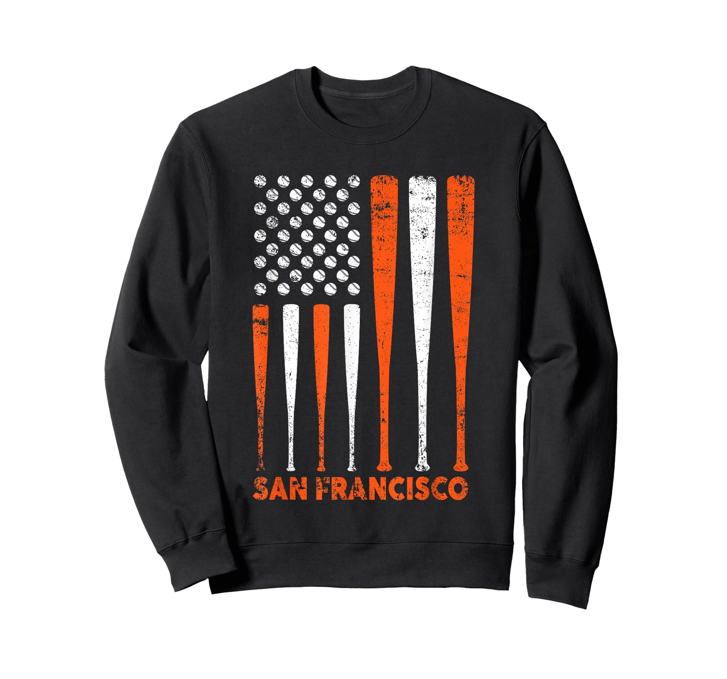 San Francisco Flag Vintage Baseball Gift for Men Women Kids T-Shirt