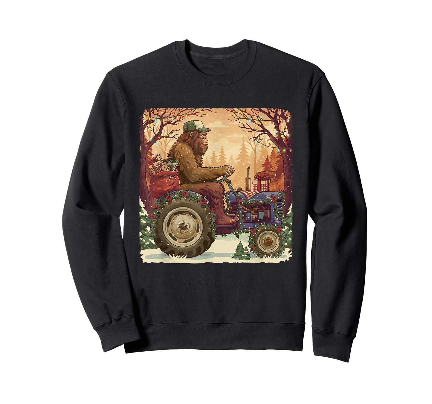 Tractor Rancher Farm Dad Distressed Funny Farmer Christmas T-Shirt