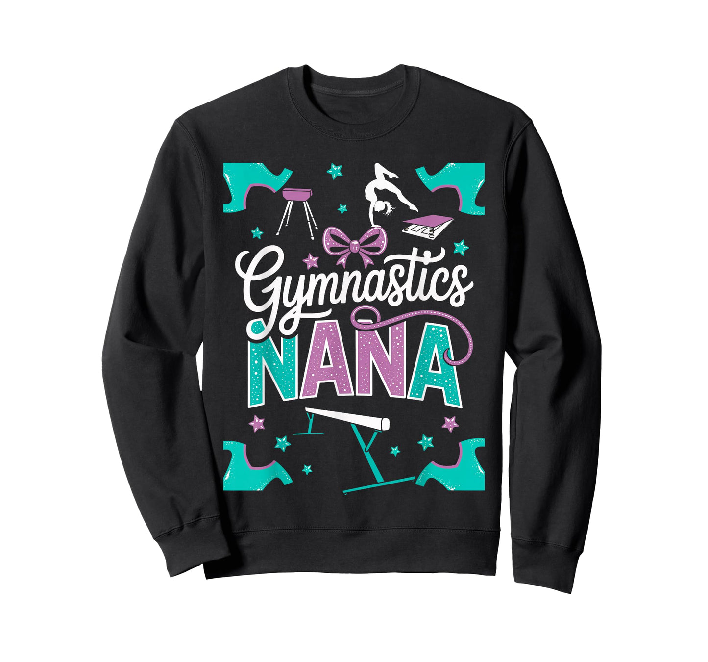 Gymnastics Nana Grandma Funny Tee Rhythmic Gymnast T-Shirt