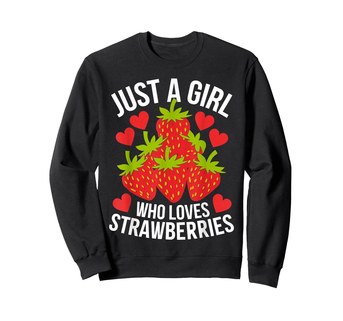 Funny Strawberry Art for Girls Women Fruit Strawberry Lover T-Shirt