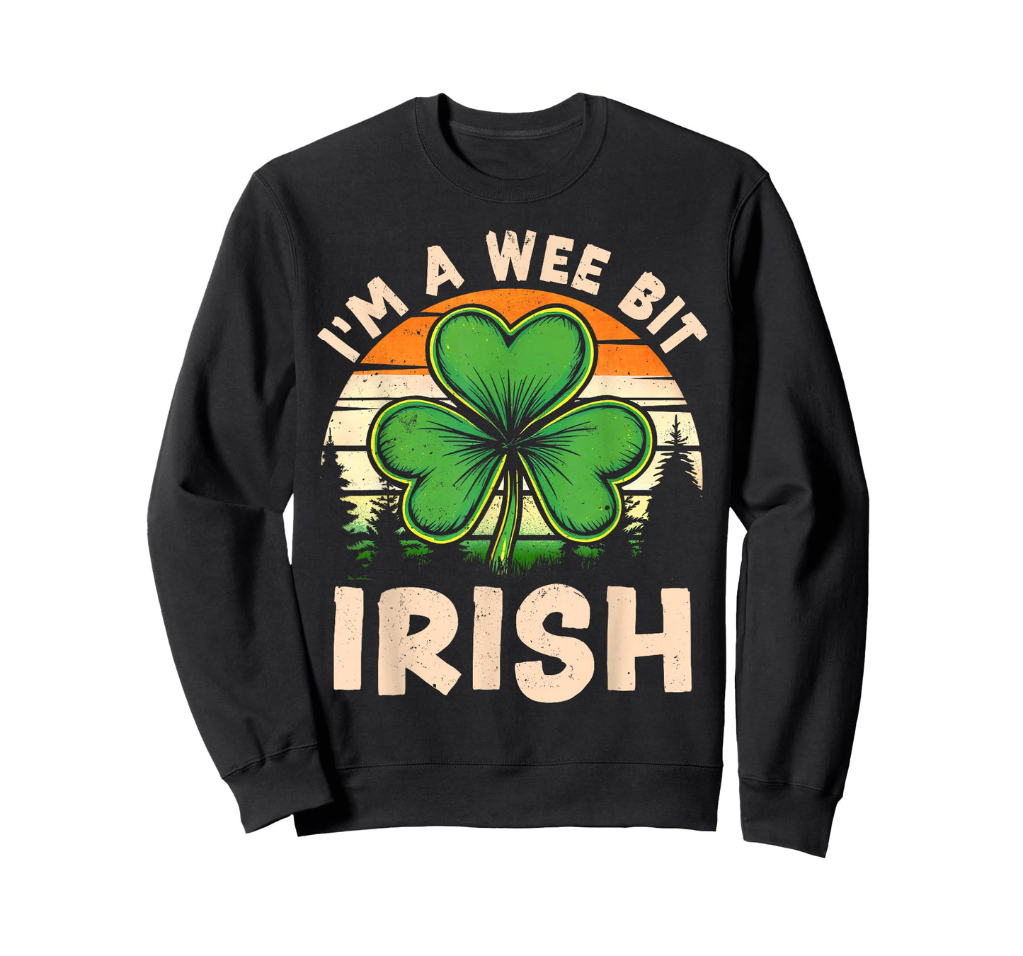 I'm A Wee Bit Irish St Patricks Day Lucky Shamrock Boy Girl T-Shirt