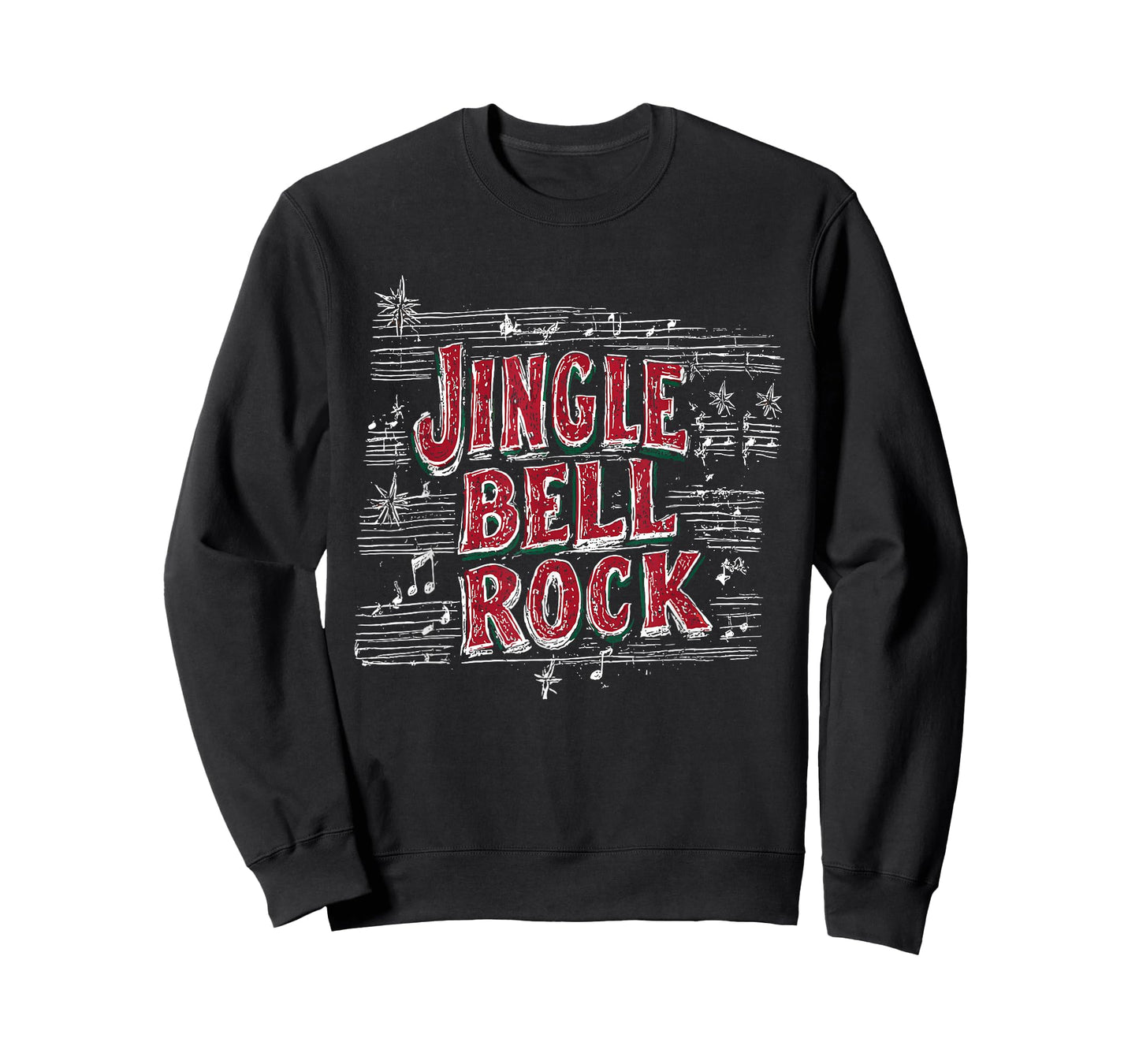 Jingle Bell Rock Christmas Music Band Xmas Party Pajama T-Shirt