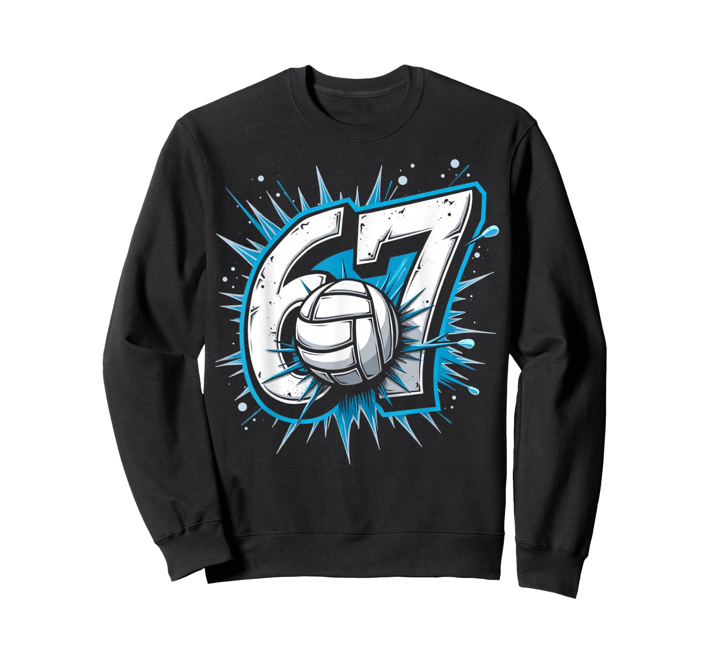 6 7 Volleyball Meme Power Sports Humor T-Shirt