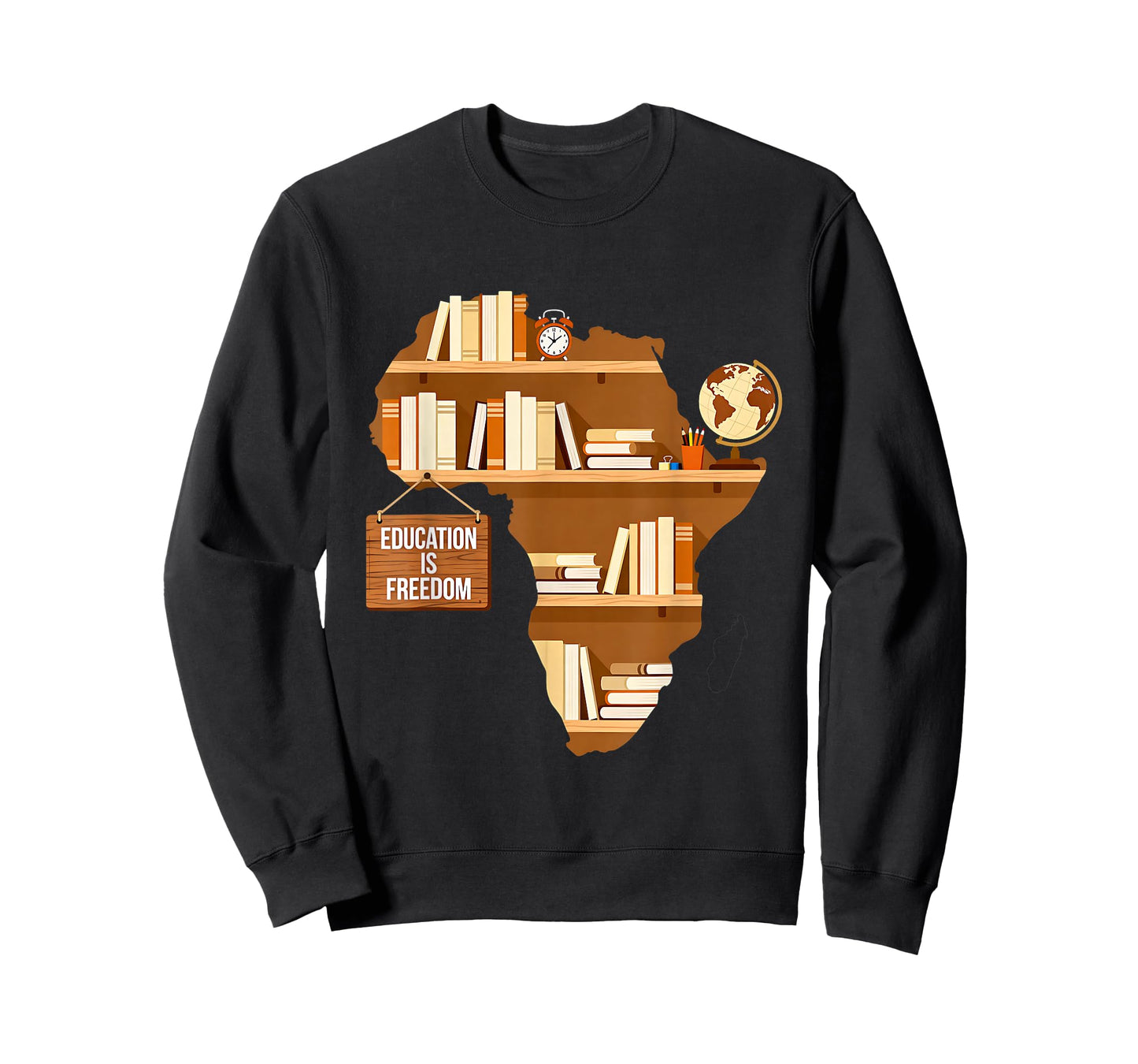 Education is Freedom Black History Month African American T-Shirt