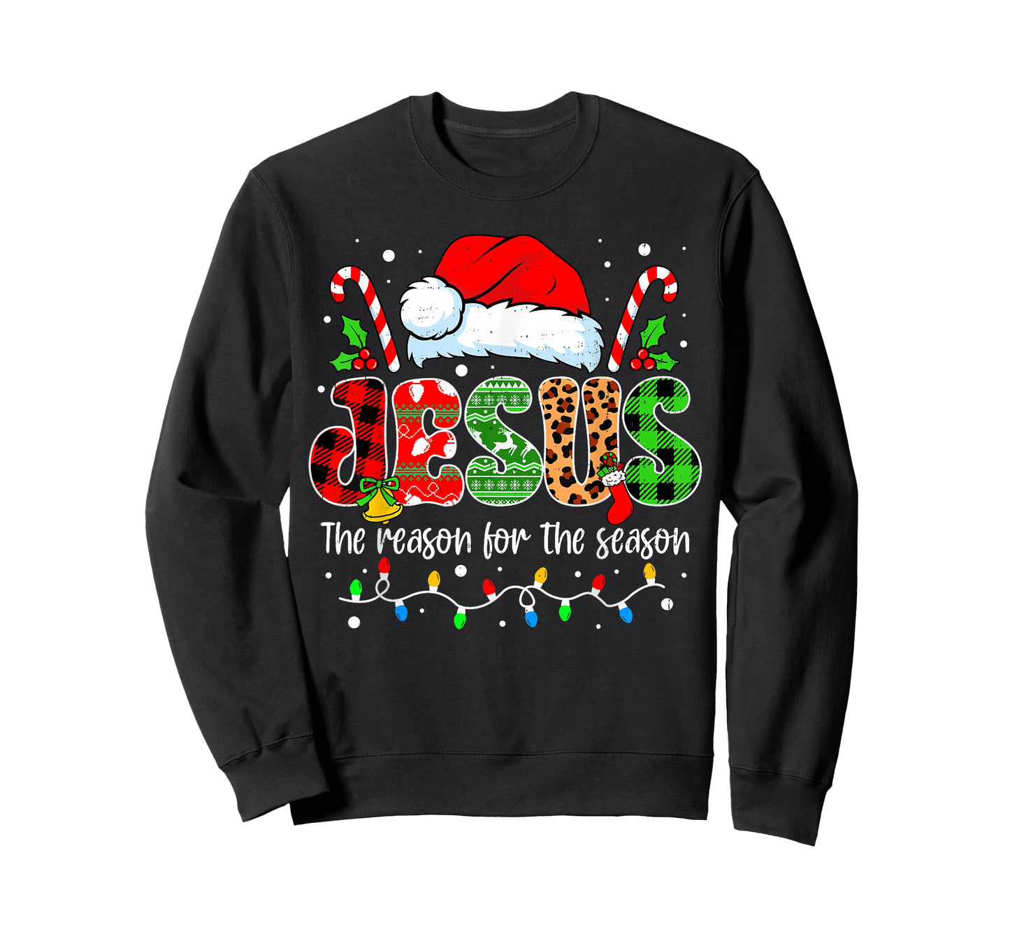 Christmas Jesus Reason Season Xmas Christian Faith Religious T-Shirt