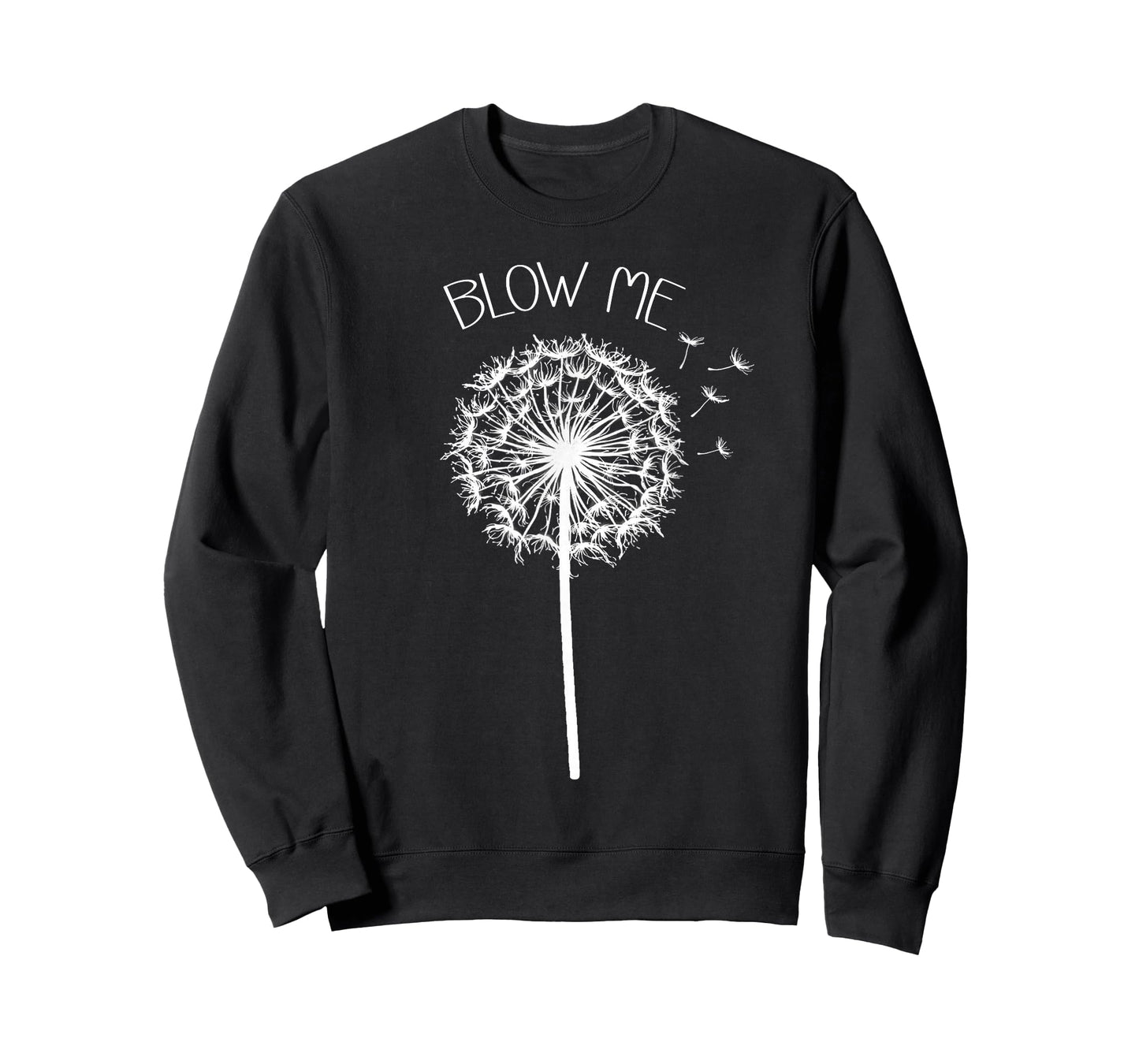 Retro Vintage Blow Me Dandelion Funny Minimalist Graphic T-Shirt