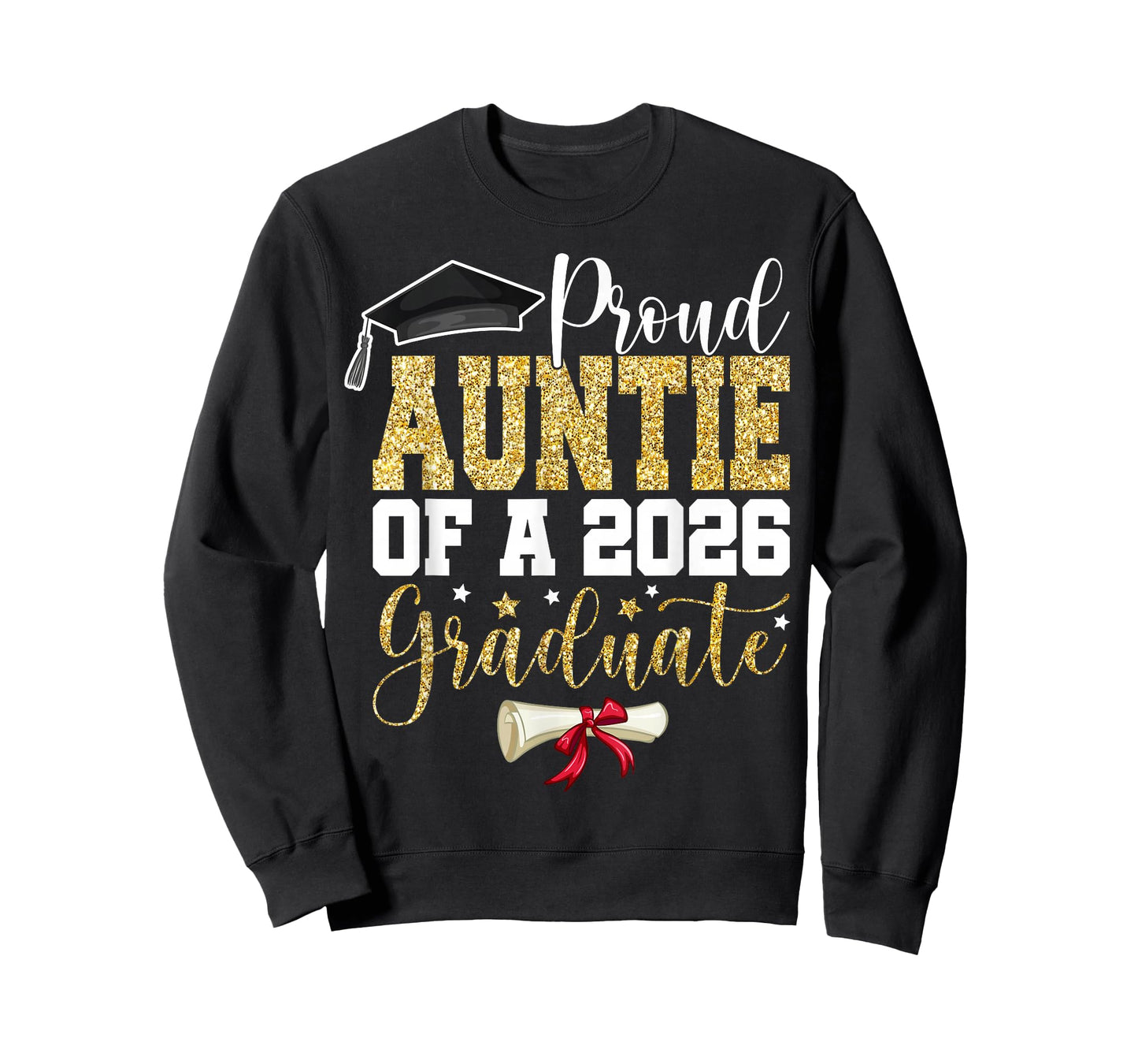 Proud Auntie of 2026 Senior Graduate Family Graduation 2026 T-Shirt