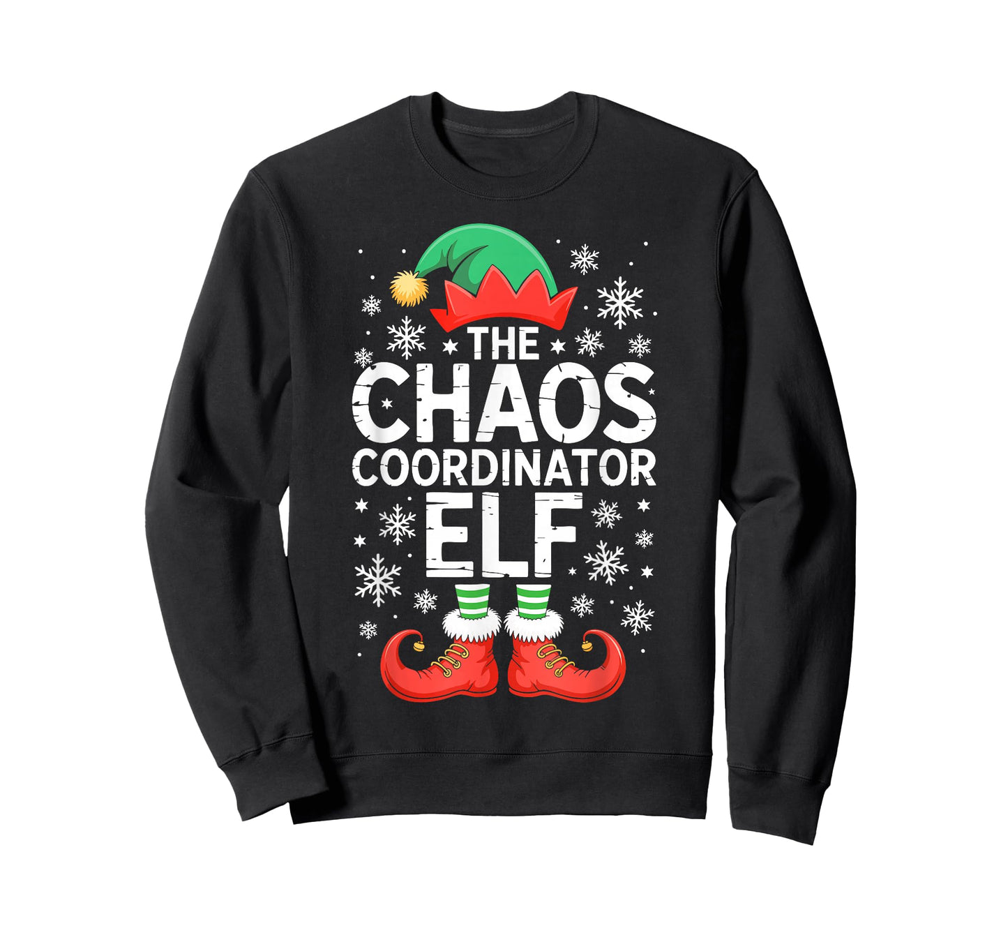 The Chaos Coordinator Elf Shirt Family Matching Christmas T-Shirt