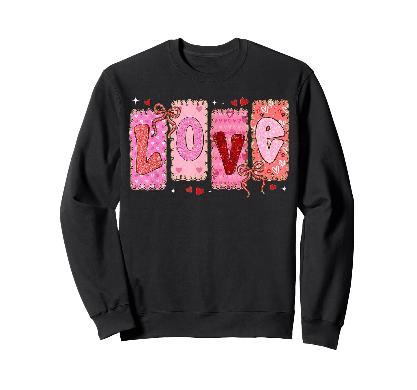 Preppy Love Valentine Pink Coquette Bow Girl Women Kid T-Shirt
