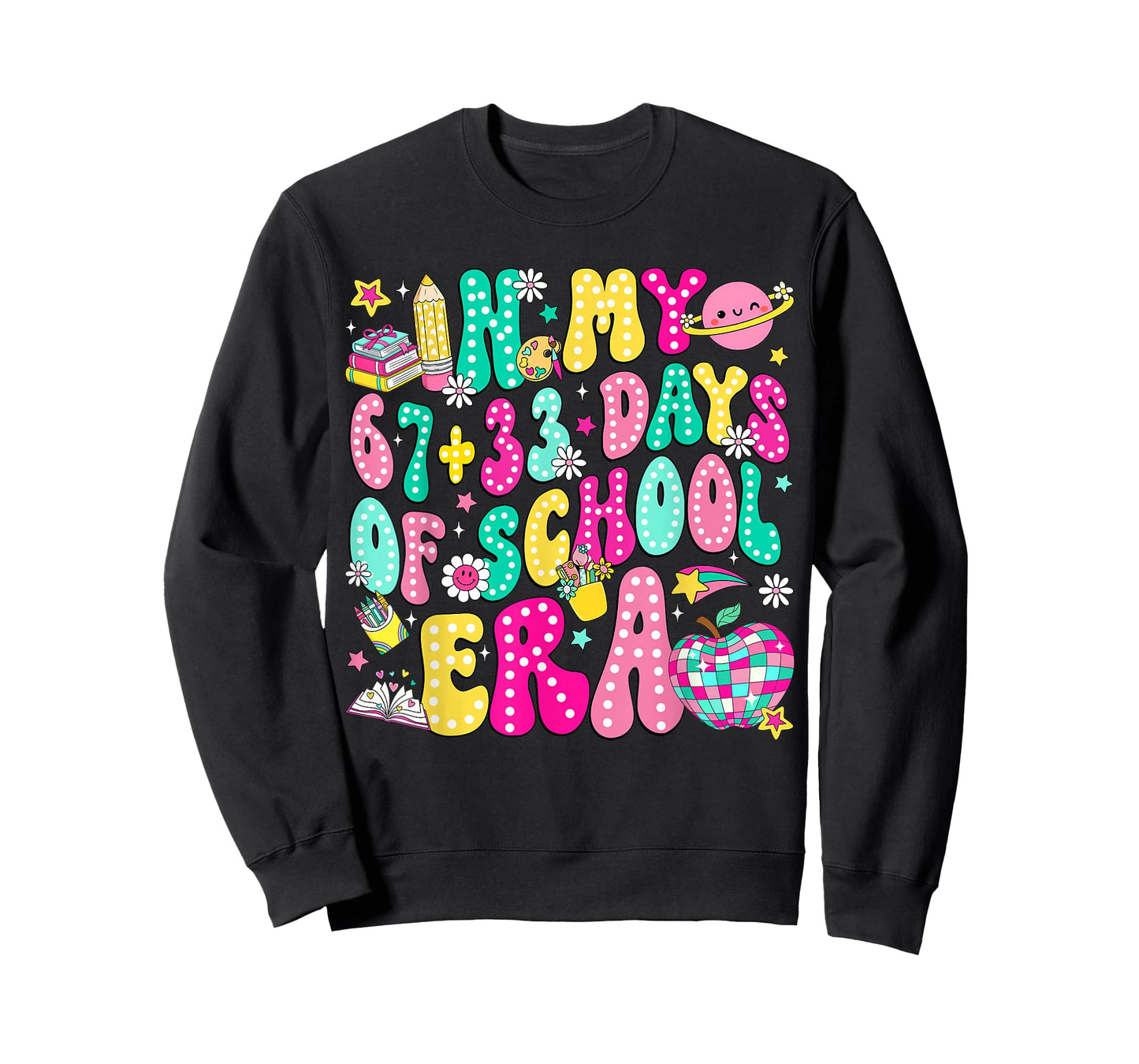 in My 67 33 Days of School Era 100 Days Smarter Teacher Kids T-Shirt