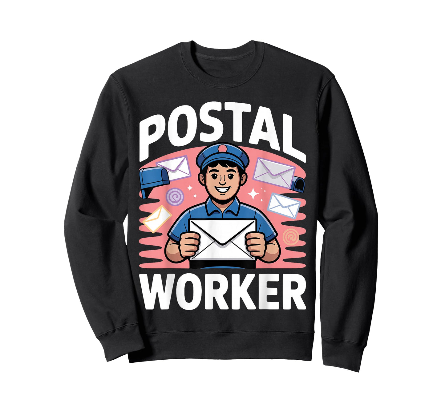 Funny Postal Worker Art for Men Women Mail Man Mail Carrier T-Shirt