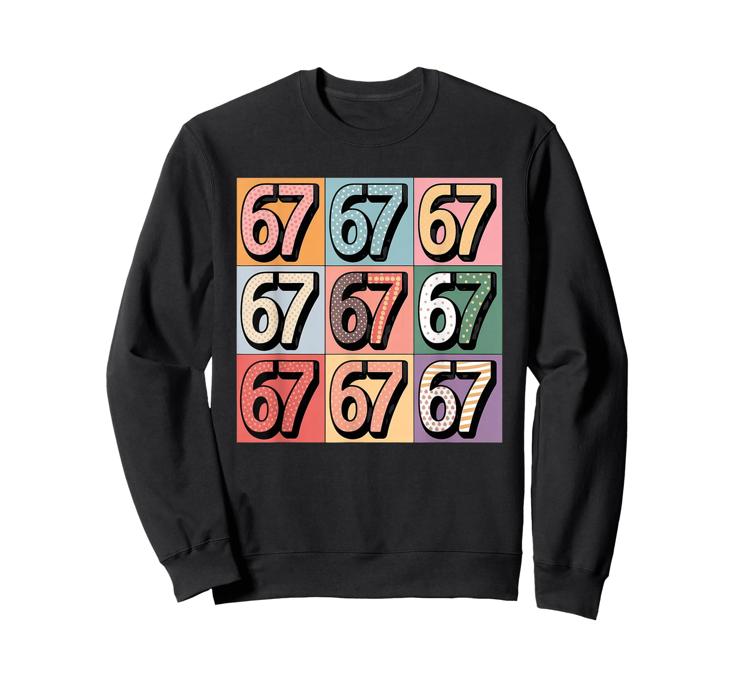 67 Tshirt Ice Cream Drip Meme Funny Six Seven Gen Alpha T-Shirt