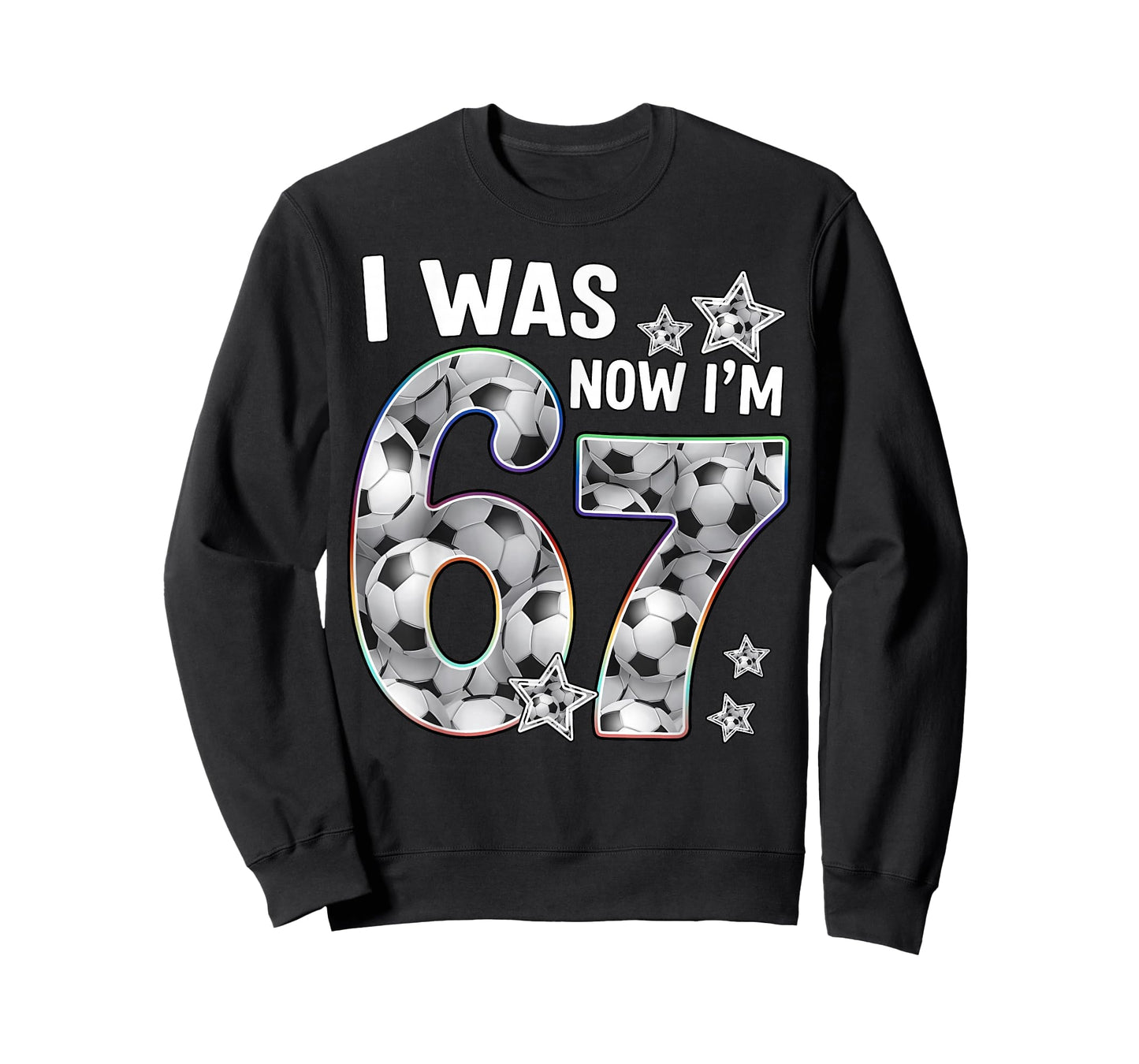 Six Seven Meme 7 Year Old Birthday Shirt was 6 Now I'm 7 T-Shirt