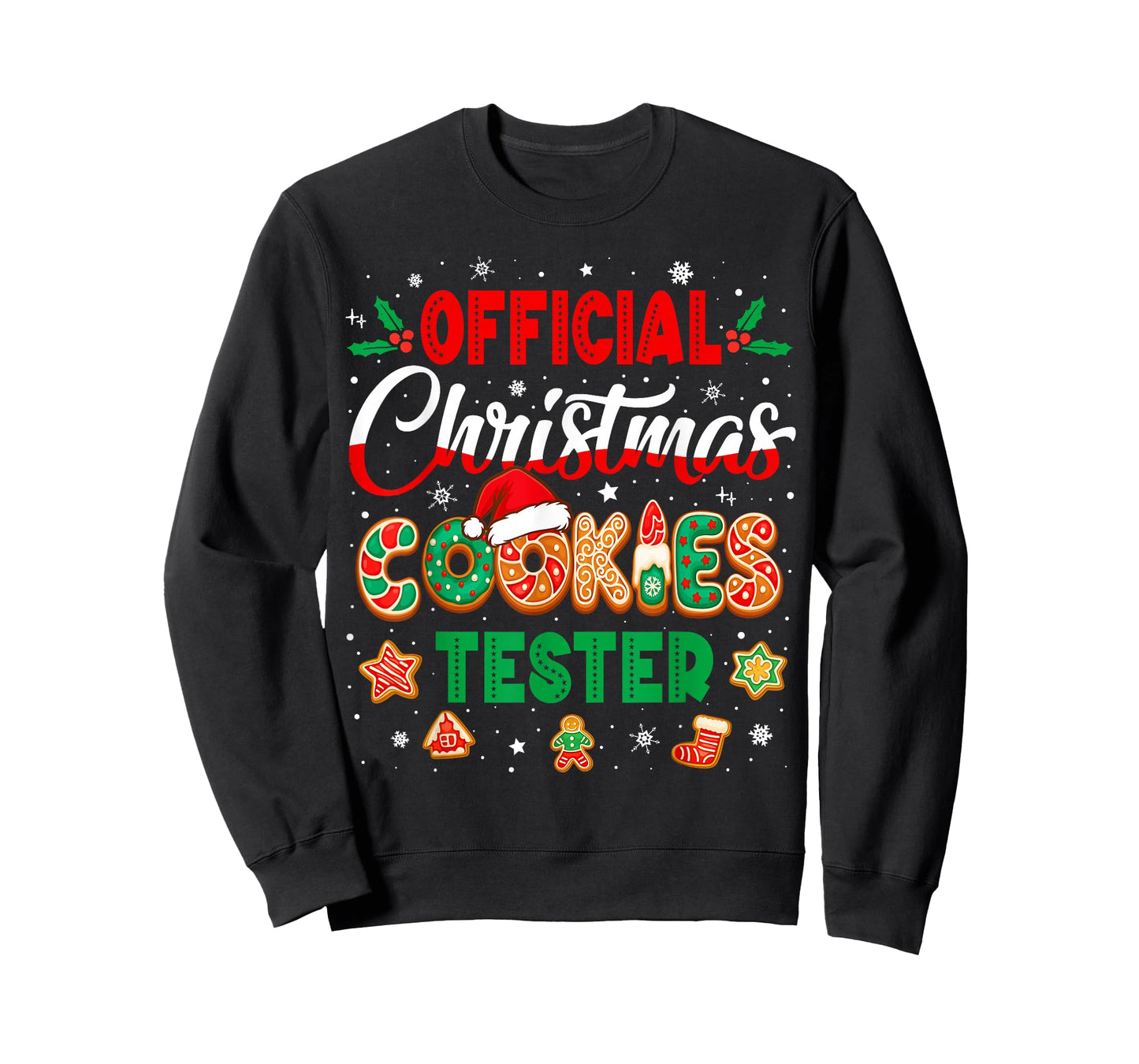Official Christmas Cookie Tester Taster Baking Crew Toddler T-Shirt