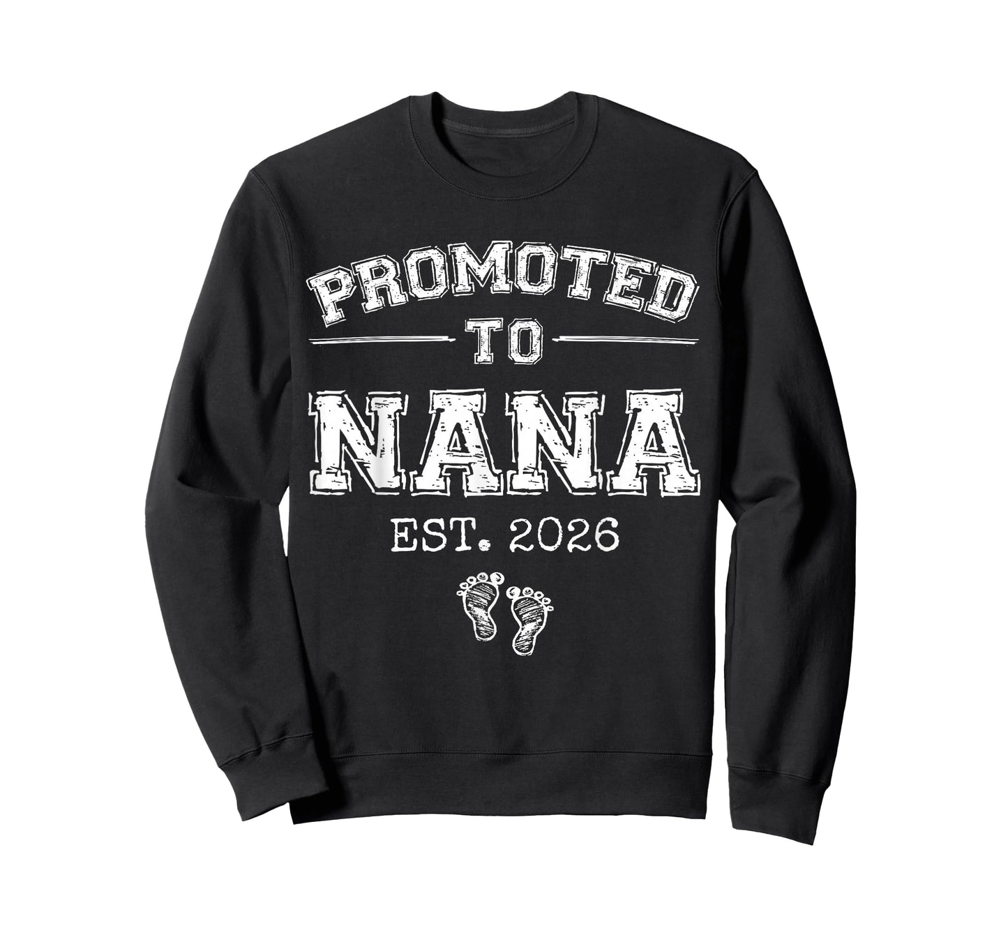 Promoted to Nana Est 2026 Varsity First Time Grandma to Be T-Shirt