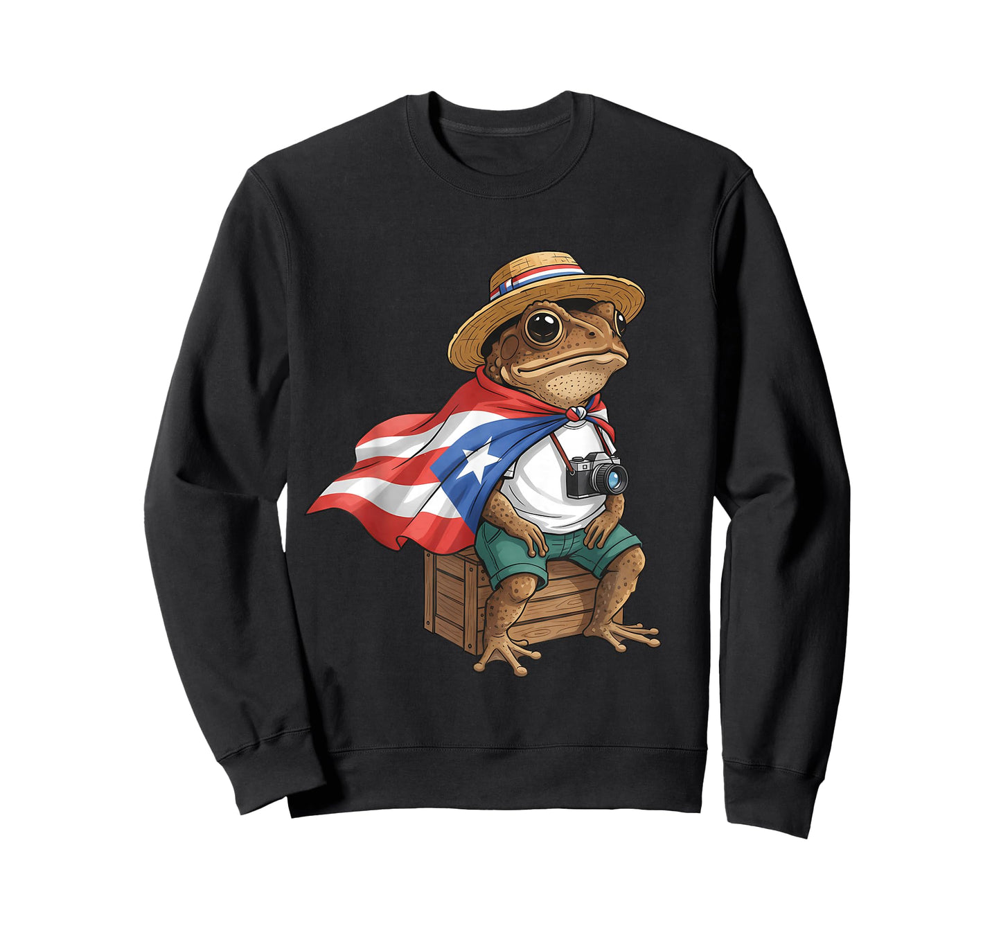 Coqui Frog Puerto Rico Flag Puerto Rican Taino Boricua T-Shirt