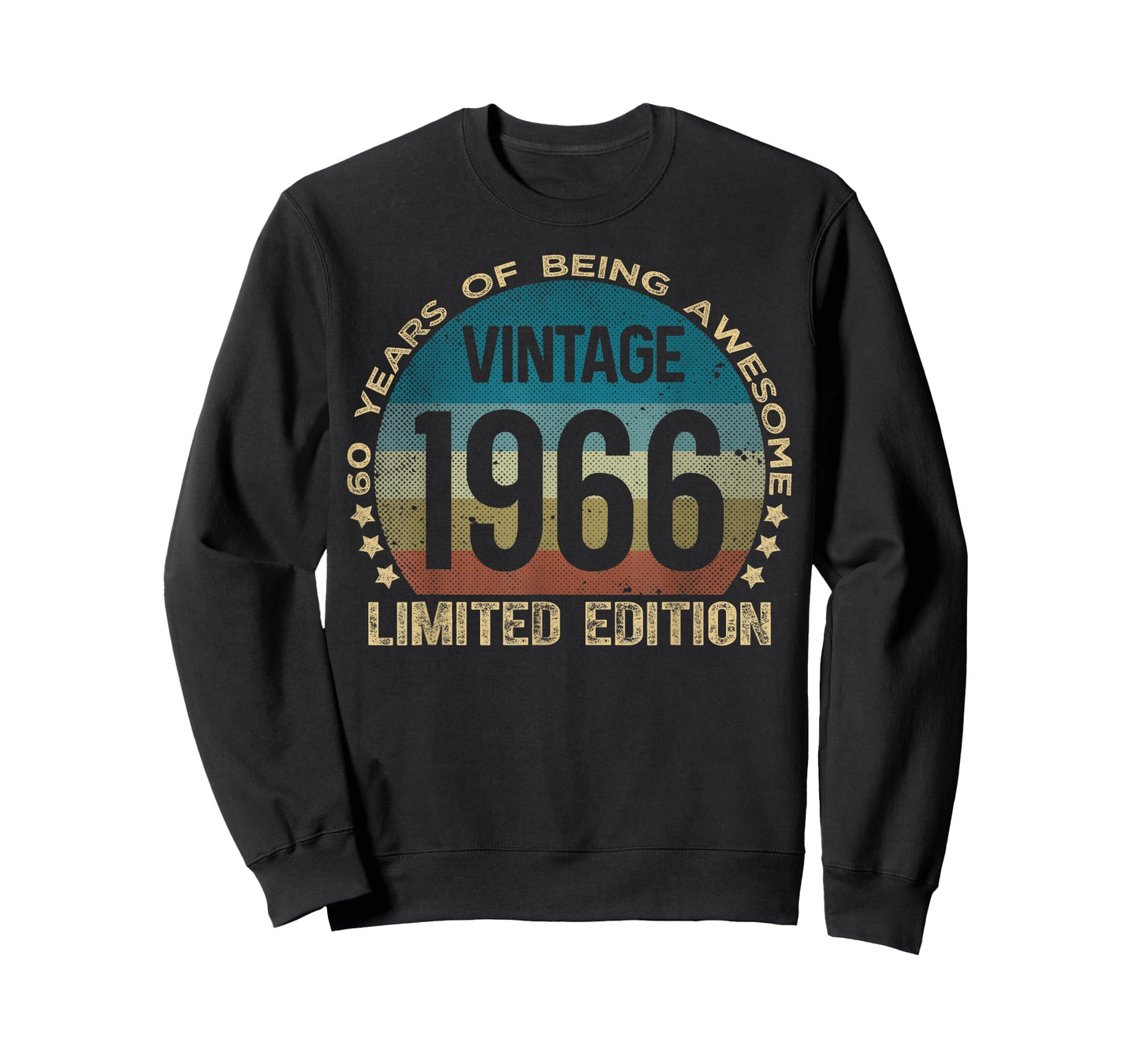 60 Year Old Gifts Vintage 1966 Limited Edition 60th Birthday T-Shirt