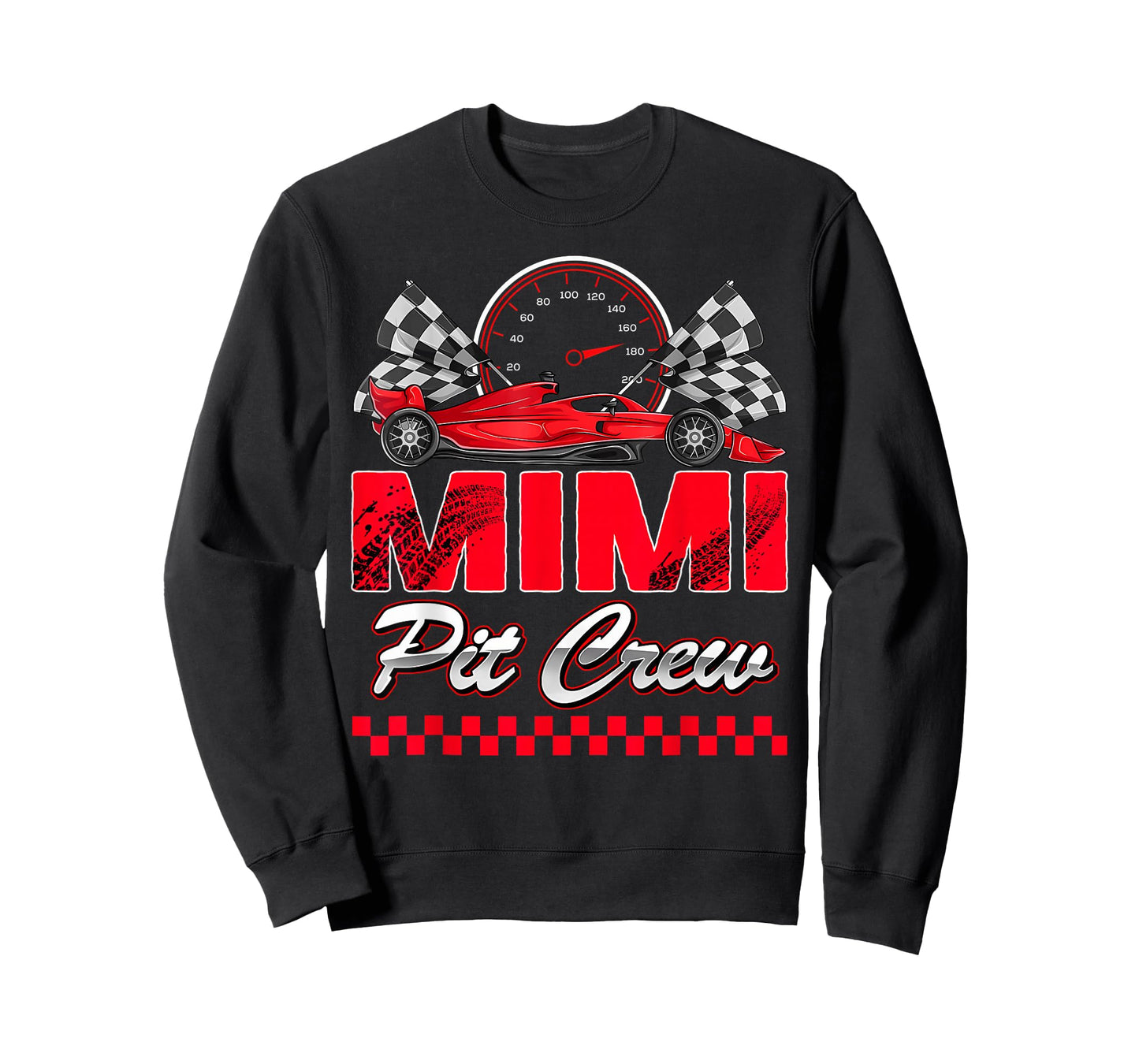 Mimi Pit Crew Racing Family Race Car Birthday Boy T-Shirt