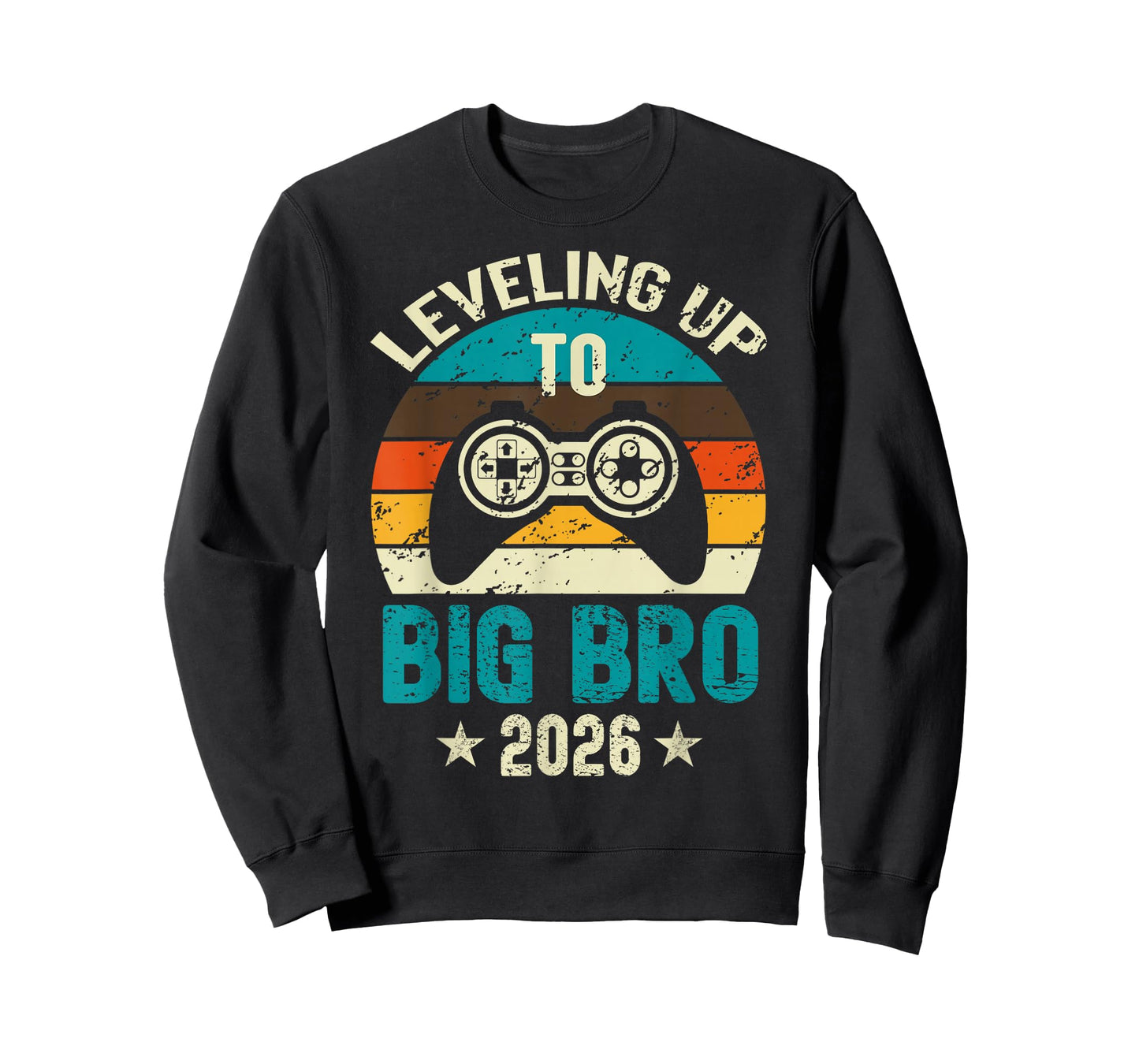 Leveling Up to Big Brother 2026 Level Unlocked Video Gamer T-Shirt