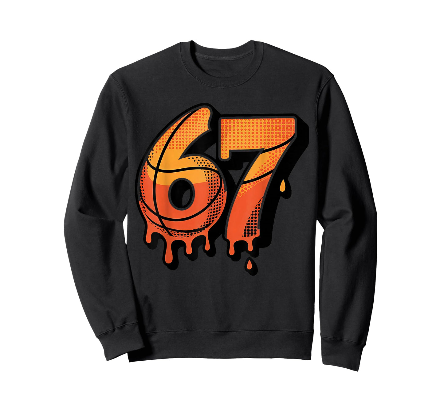 67 Basketball Ice Cream Drip Six Seven T-Shirt