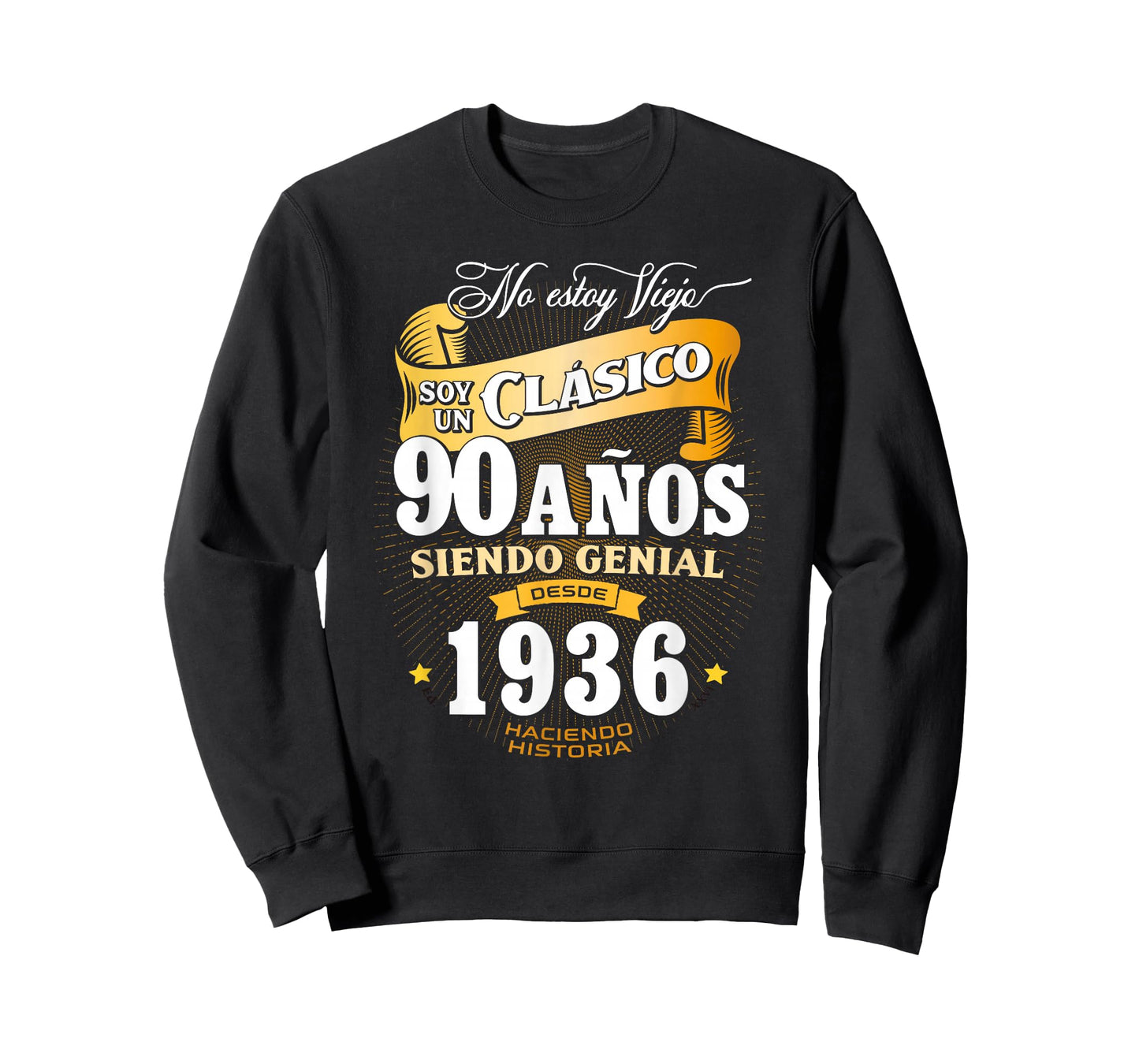 Vintage 90th Birthday Men Funny 1936 90 Birthday Spanish T-Shirt