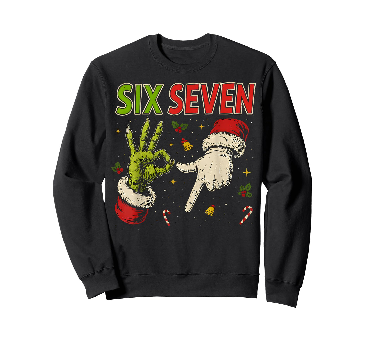 Funny 67 Six Seven Meme Christmas Gen Alpha Z Slang T-Shirt