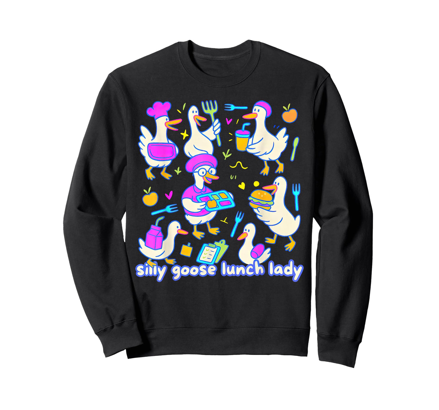 Silly Goose Lunch Lady School Cafeteria Crew Appreciation T-Shirt