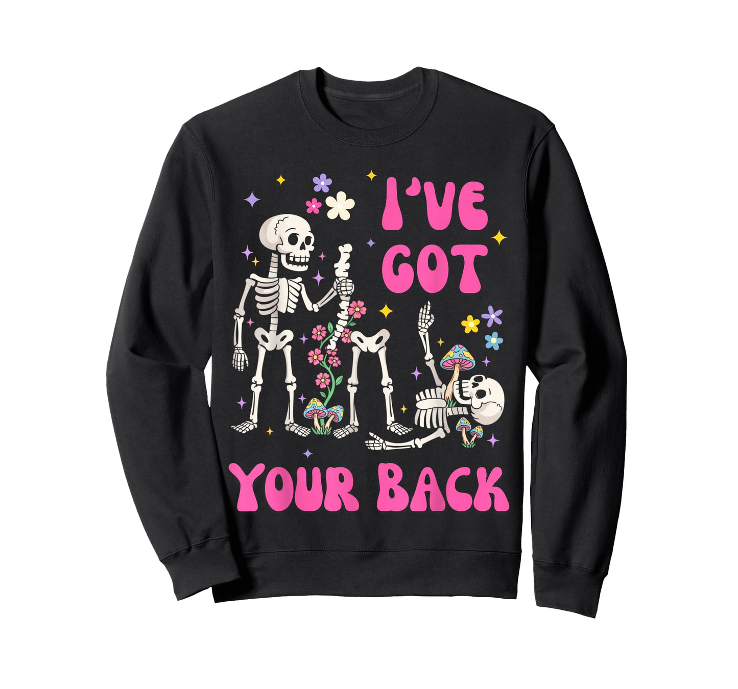 Halloween Skeletons I've Got Your Back Costume Kid Men Women T-Shirt