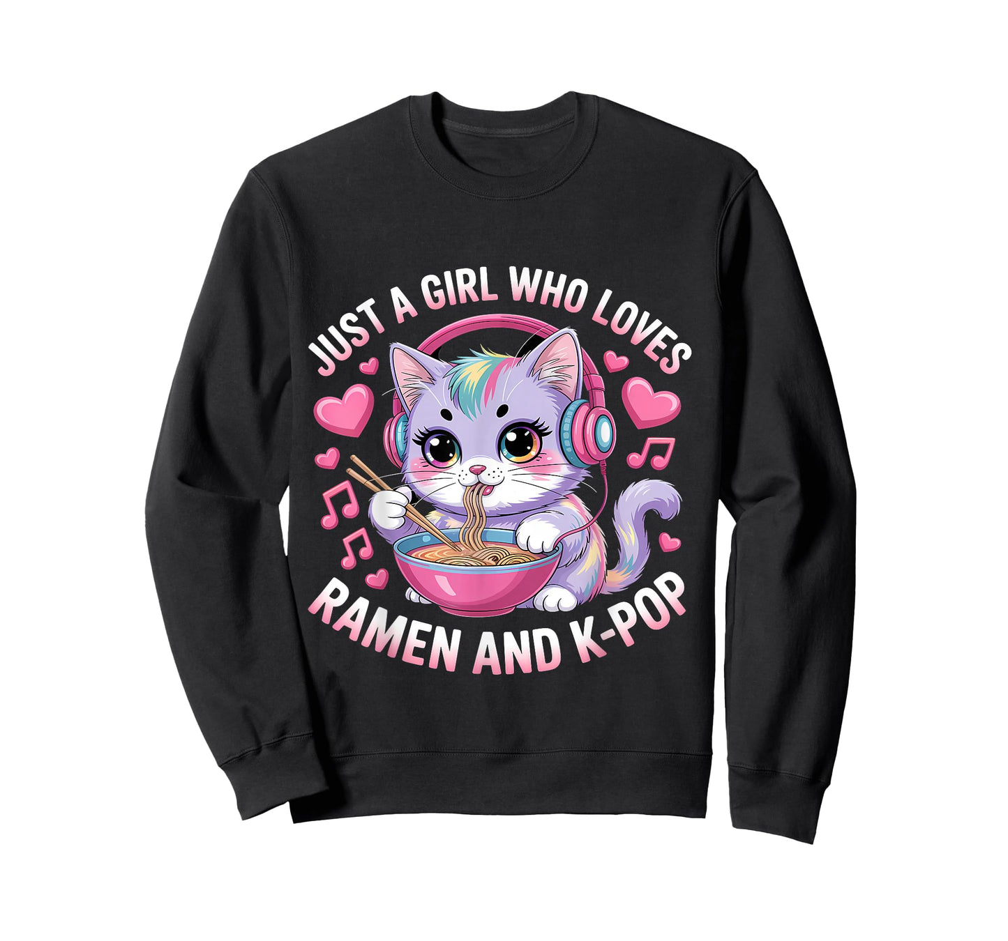 Just A Girl Who Loves Ramen and K-Pop Girl Kpop K Pop T-Shirt