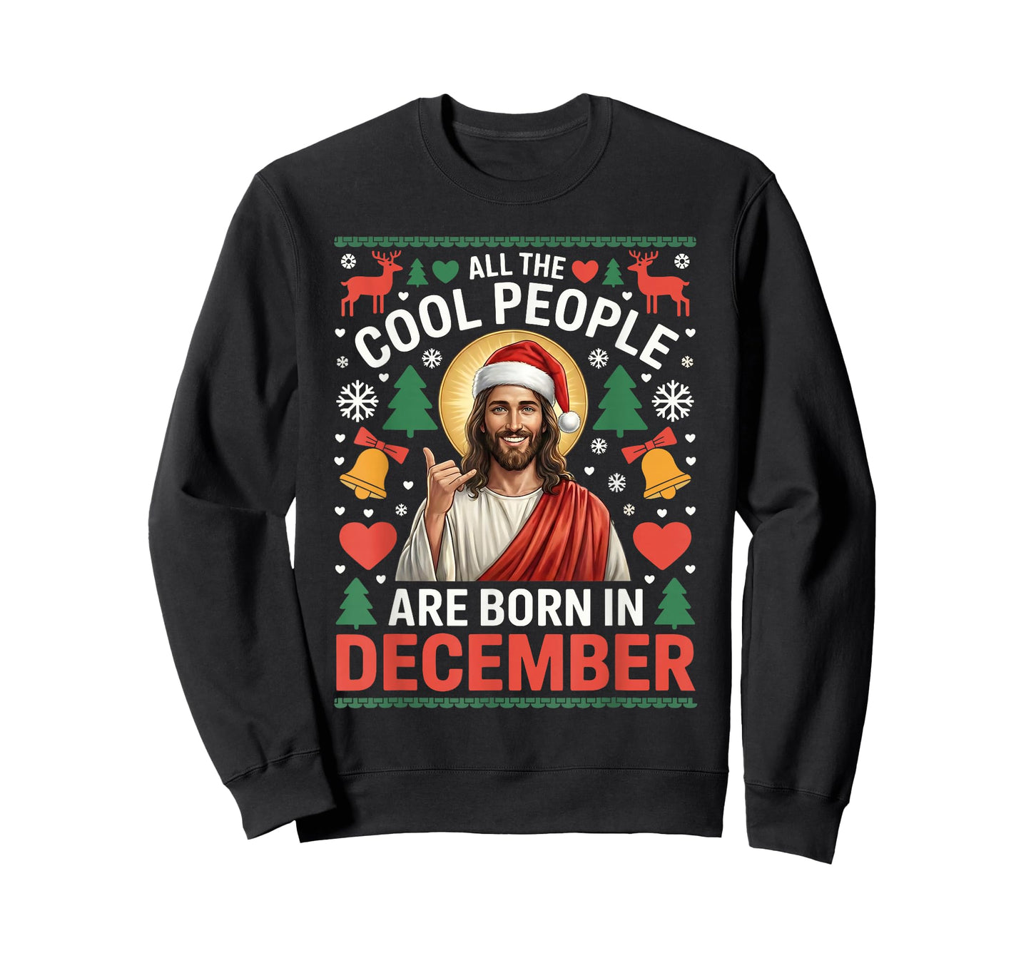 Cool People are Born in December Christian Christmas Bday T-Shirt