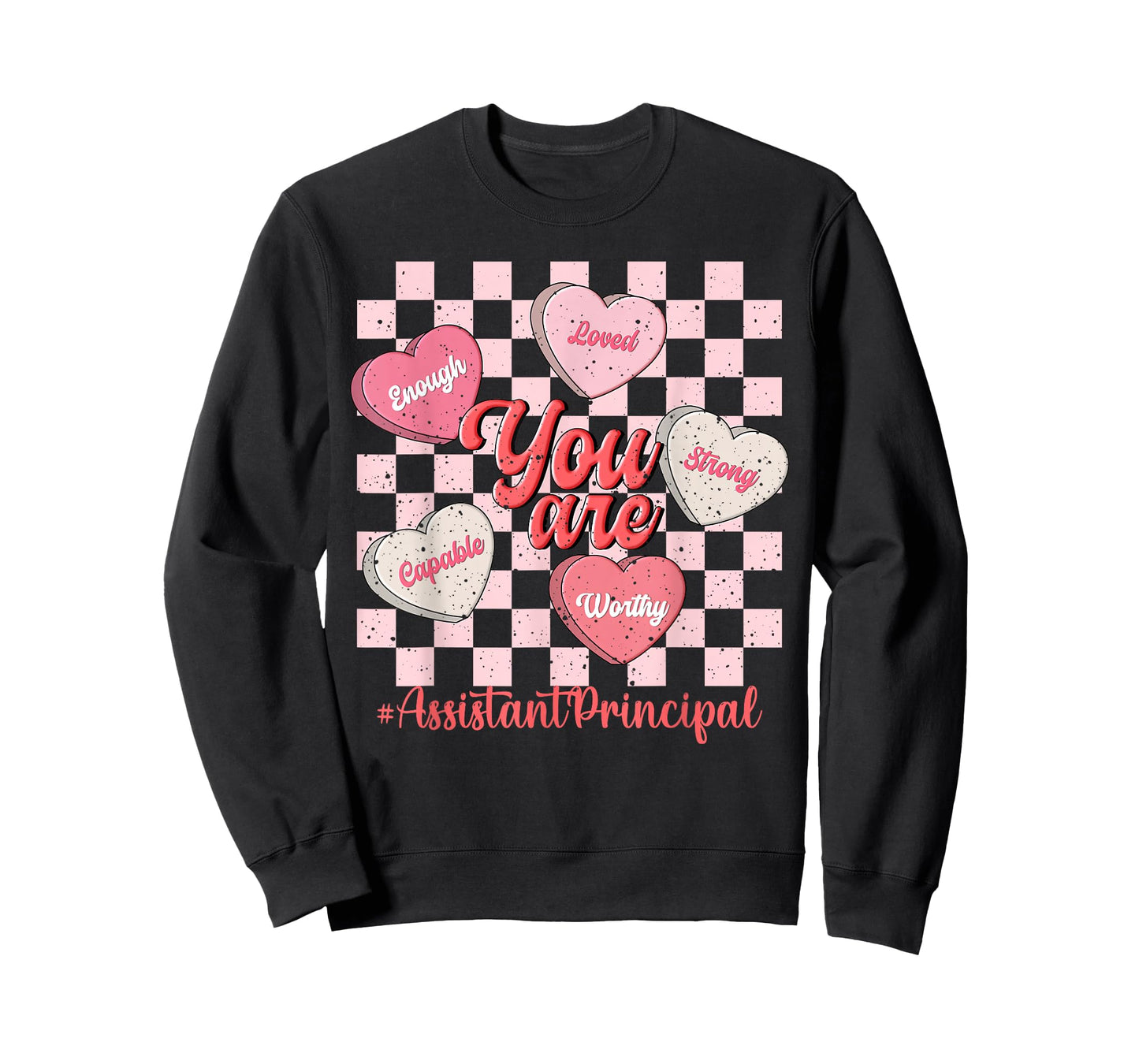 Funny Valentine Assistant Principal Love Heart T-Shirt