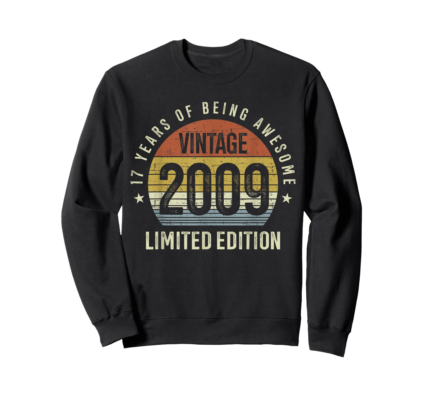 17th Birthday Vintage 2009 Limited Edition 17 Years Old T-Shirt