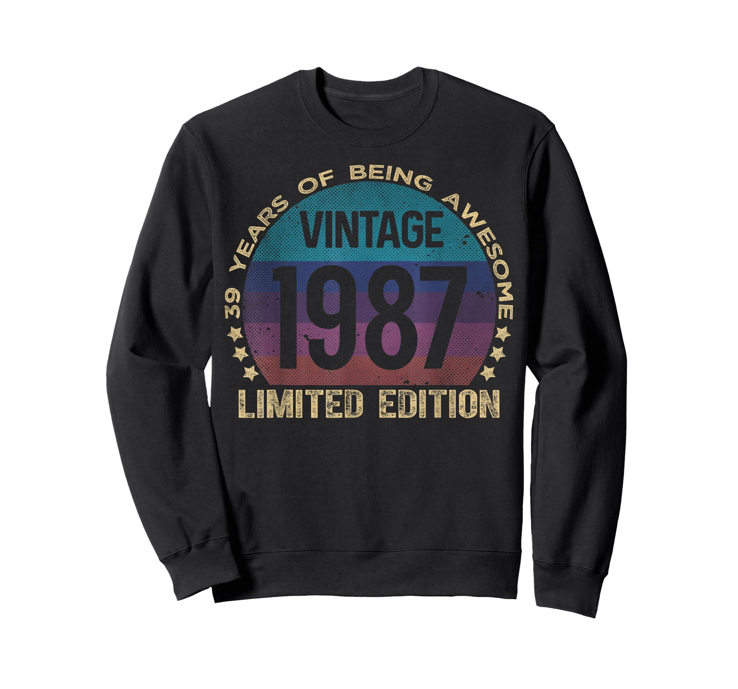 39 Year Old Gifts Vintage 1987 Limited Edition 39th Birthday T-Shirt