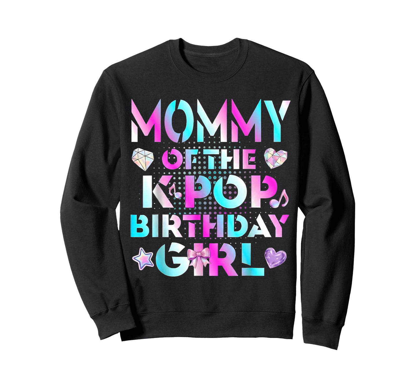 Mommy of The Birthday Girl K-pop Family Matching Party T-Shirt