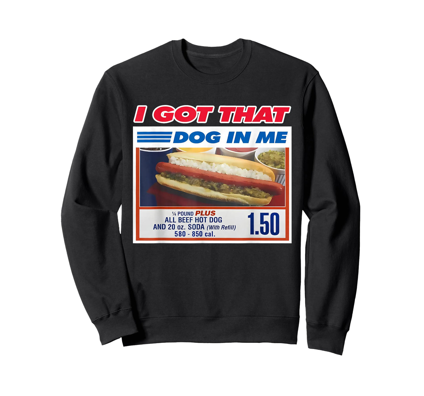 Funny I Got That Dog in Me Funny Hotdog Christmas Meme T-Shirt