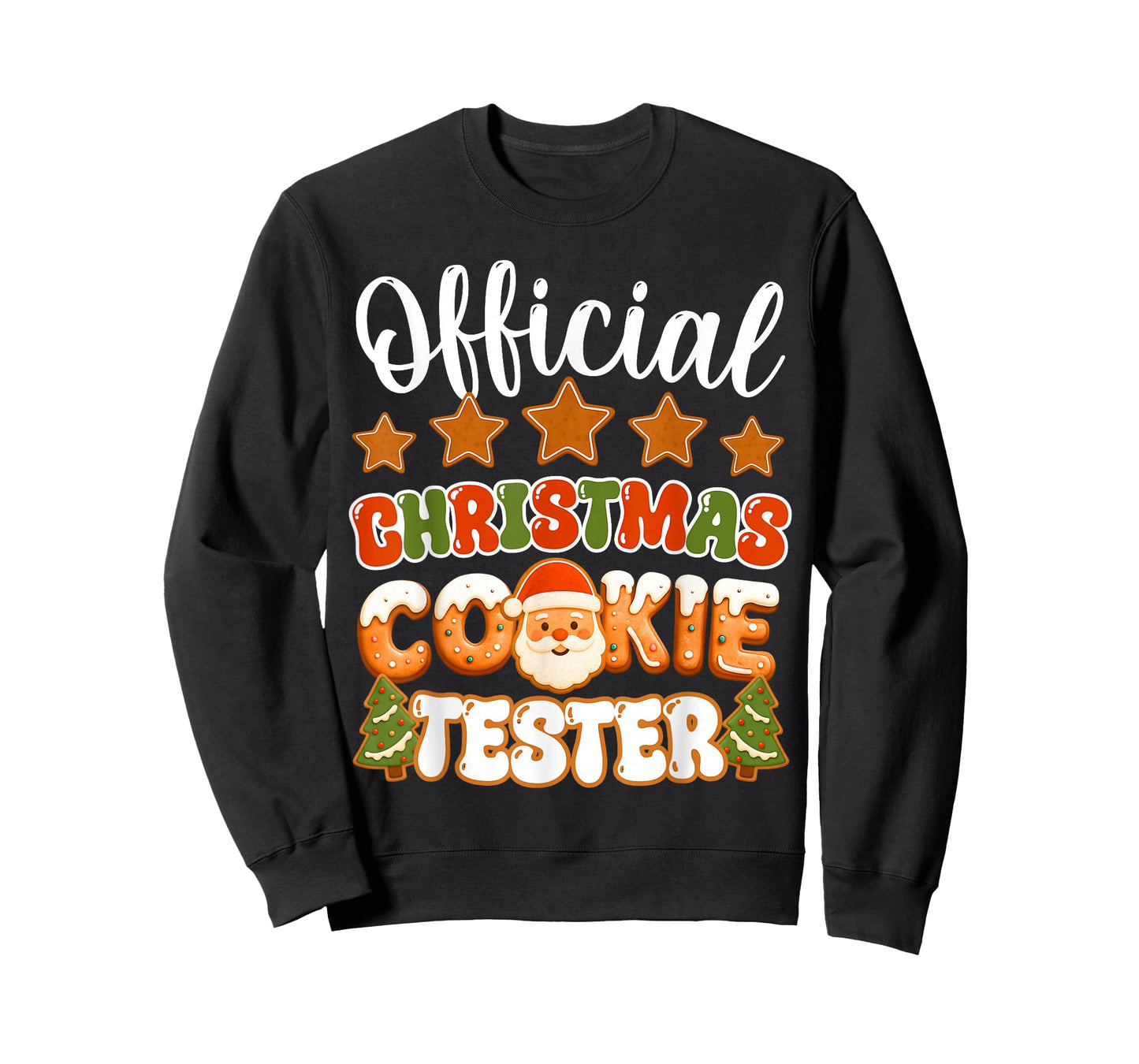 Official Christmas Cookie Tester Taster Funny Family Baking T-Shirt