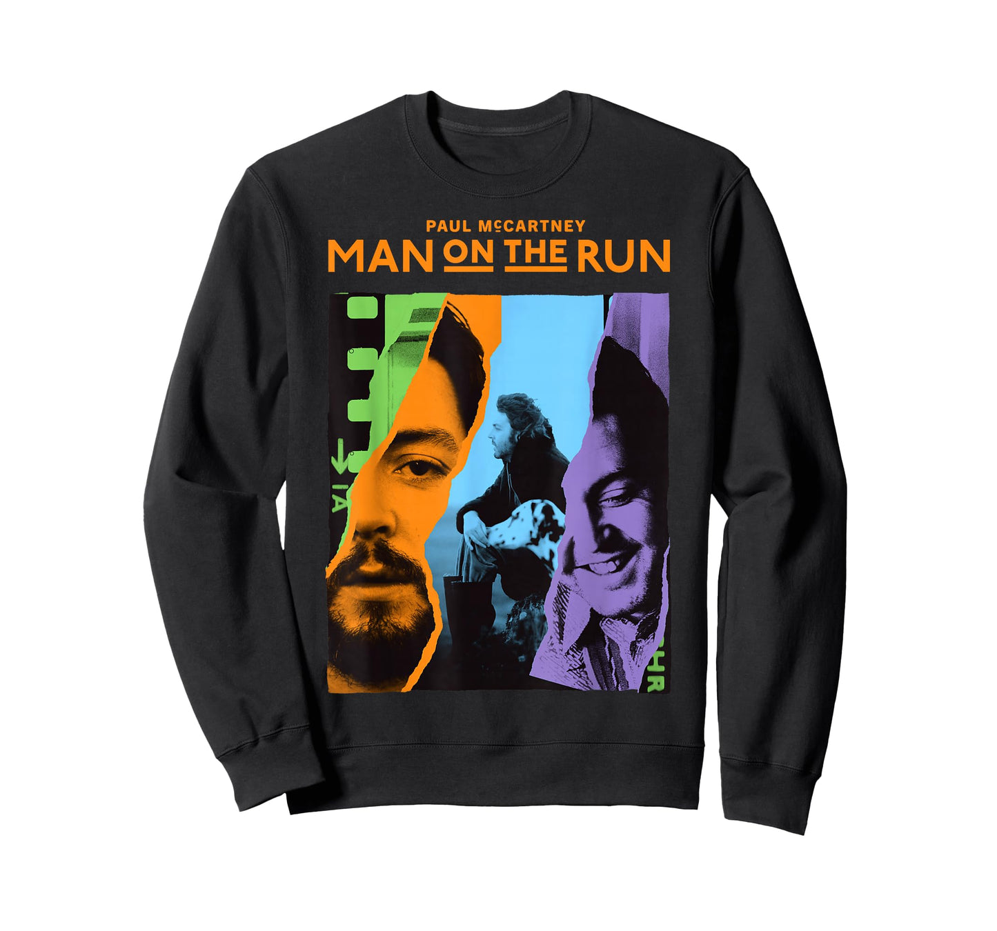 Official Exclusive Paul McCartney Man On The Run Filmstrip T-Shirt