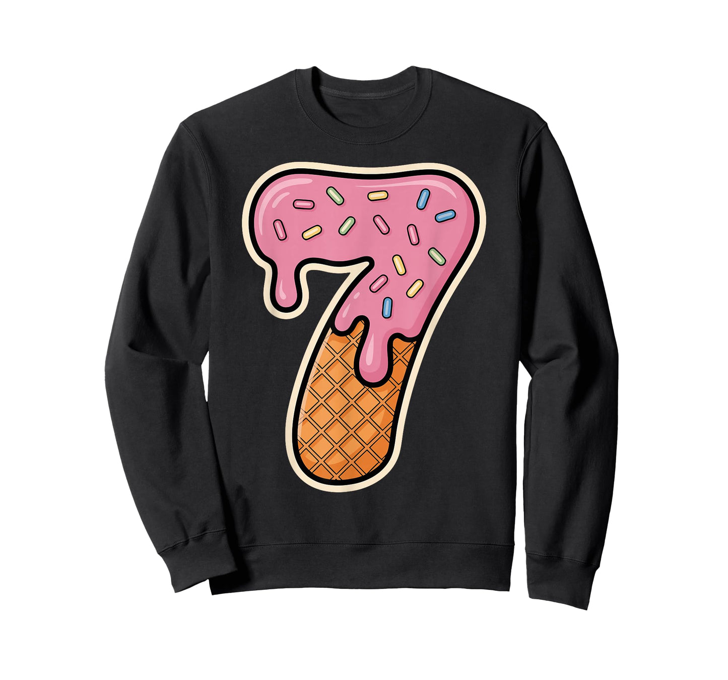 67 Halloween Costume Duo Matching Number 6 and 7 Ice Cream T-Shirt