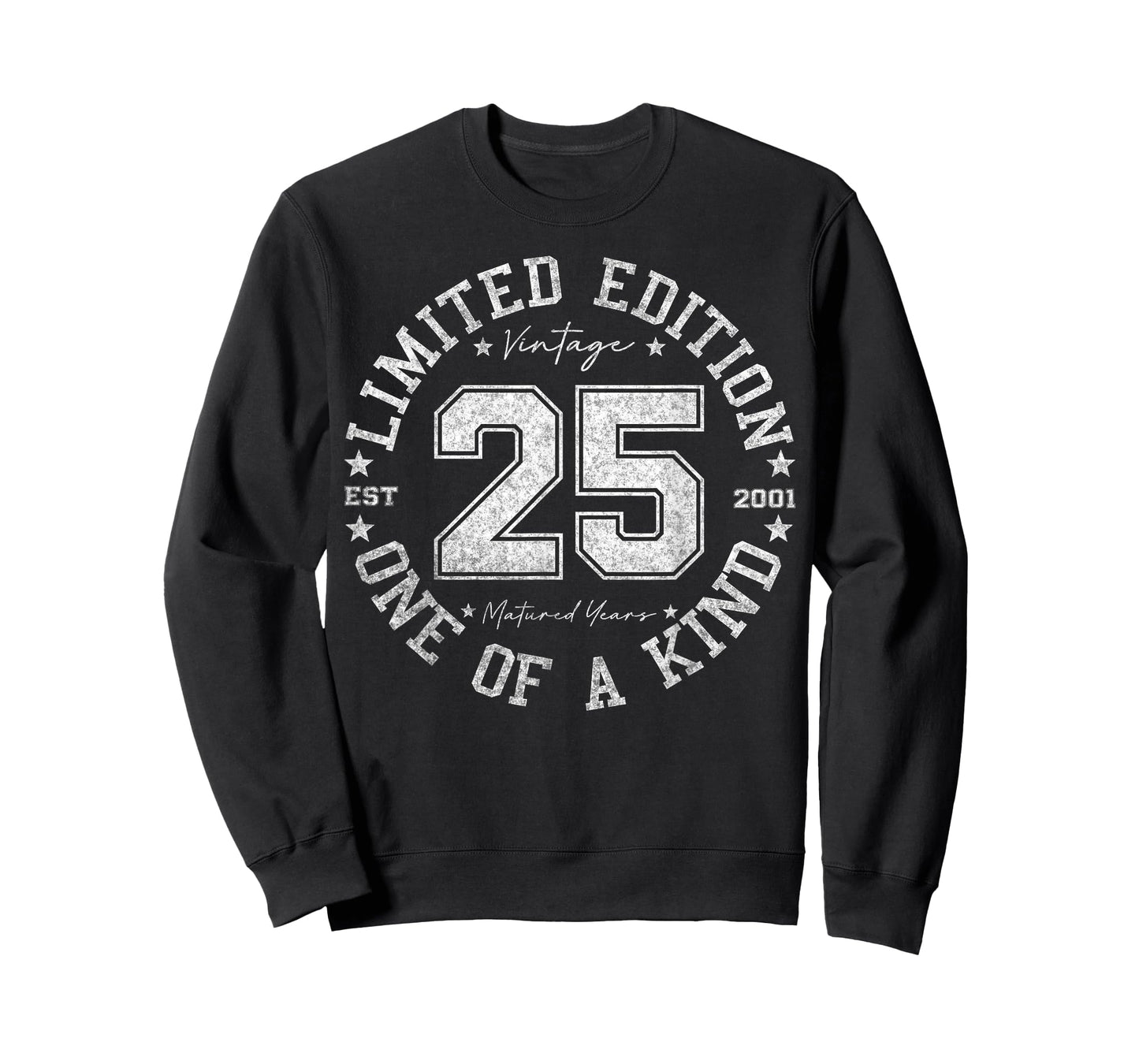 25 Year Old Gifts Vintage 2001 Limited Edition 25th Birthday T-Shirt