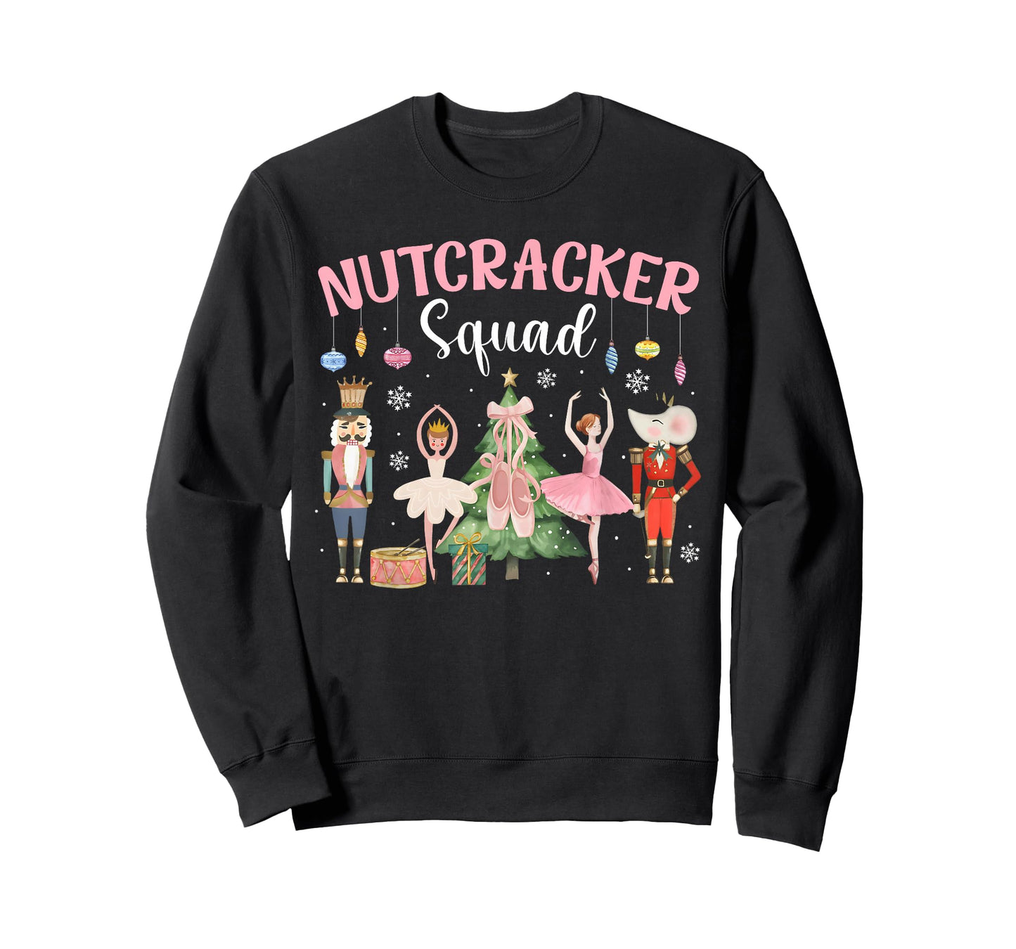 Christmas Nutcracker Squad Ballet Dance Women Kids Girls T-Shirt