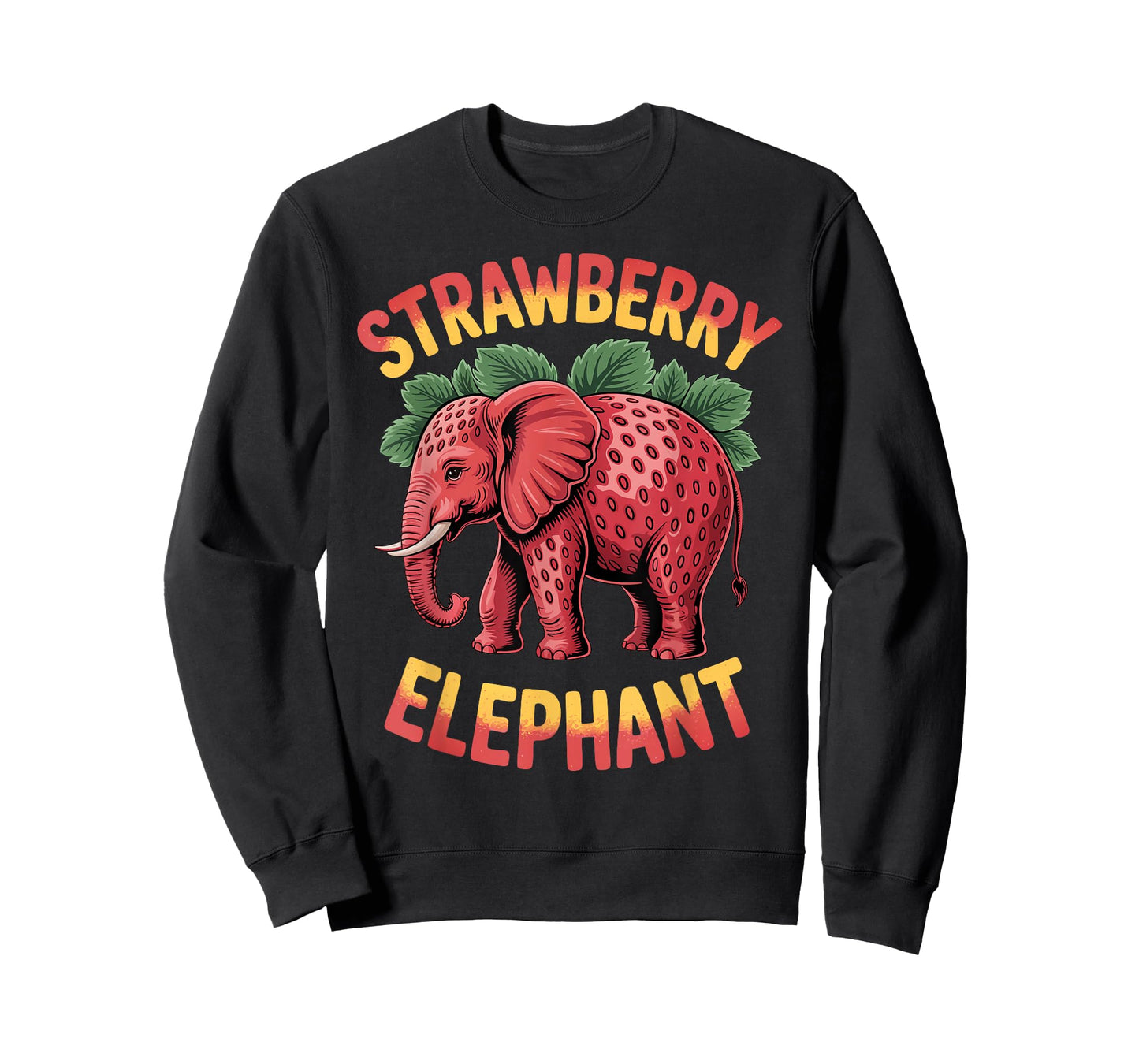 Strawberry Elephant Cute Meme Kids Italian Brainrot Girl Boy T-Shirt