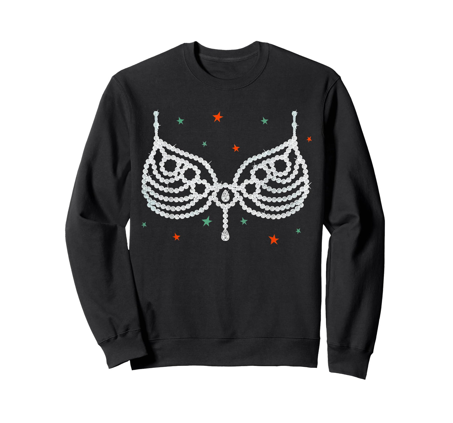 Funny Women The Life Halloween Orange Bra Costume Show Girl T-Shirt