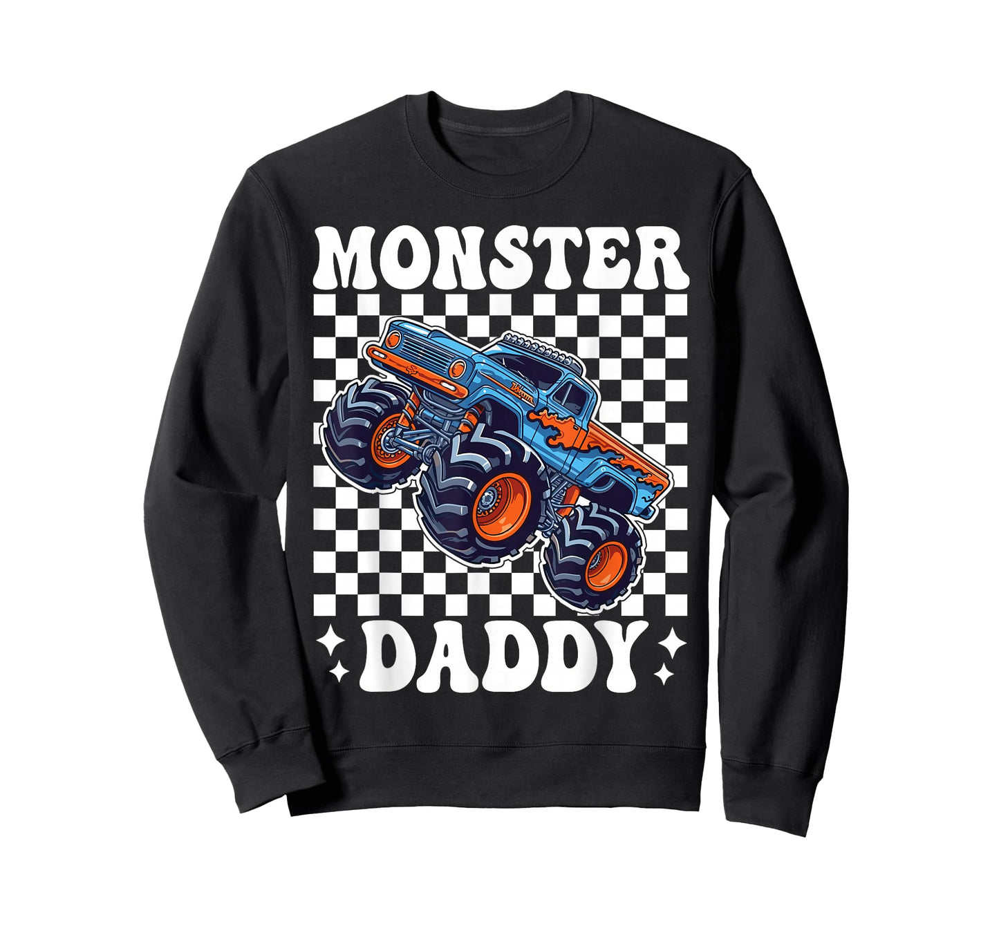 Monster Truck Daddy Family Matching Monster Trucks Birthday T-Shirt