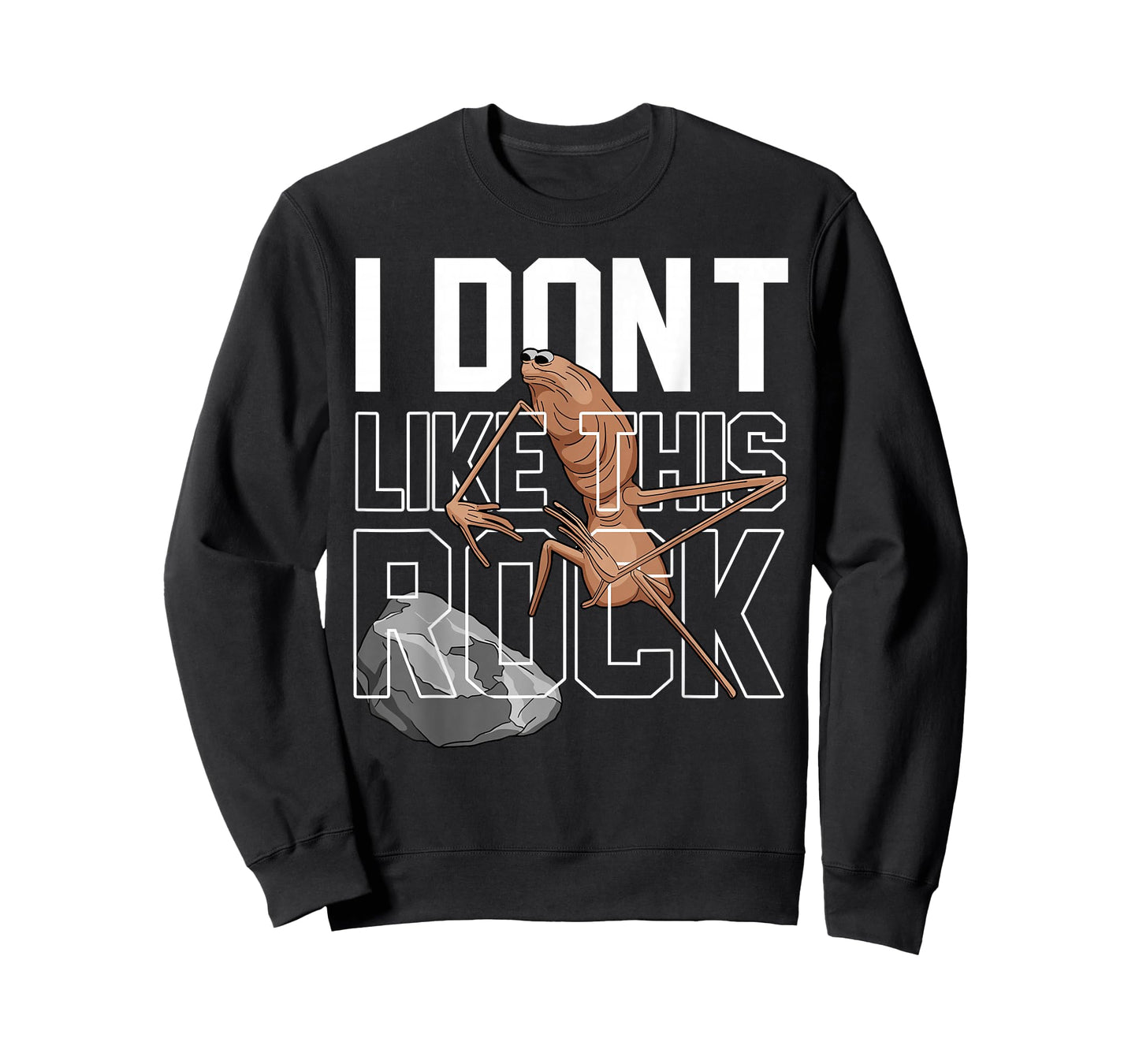 Marcus The Worm I Don't Like This Rock Funny Meme Brain Rot T-Shirt