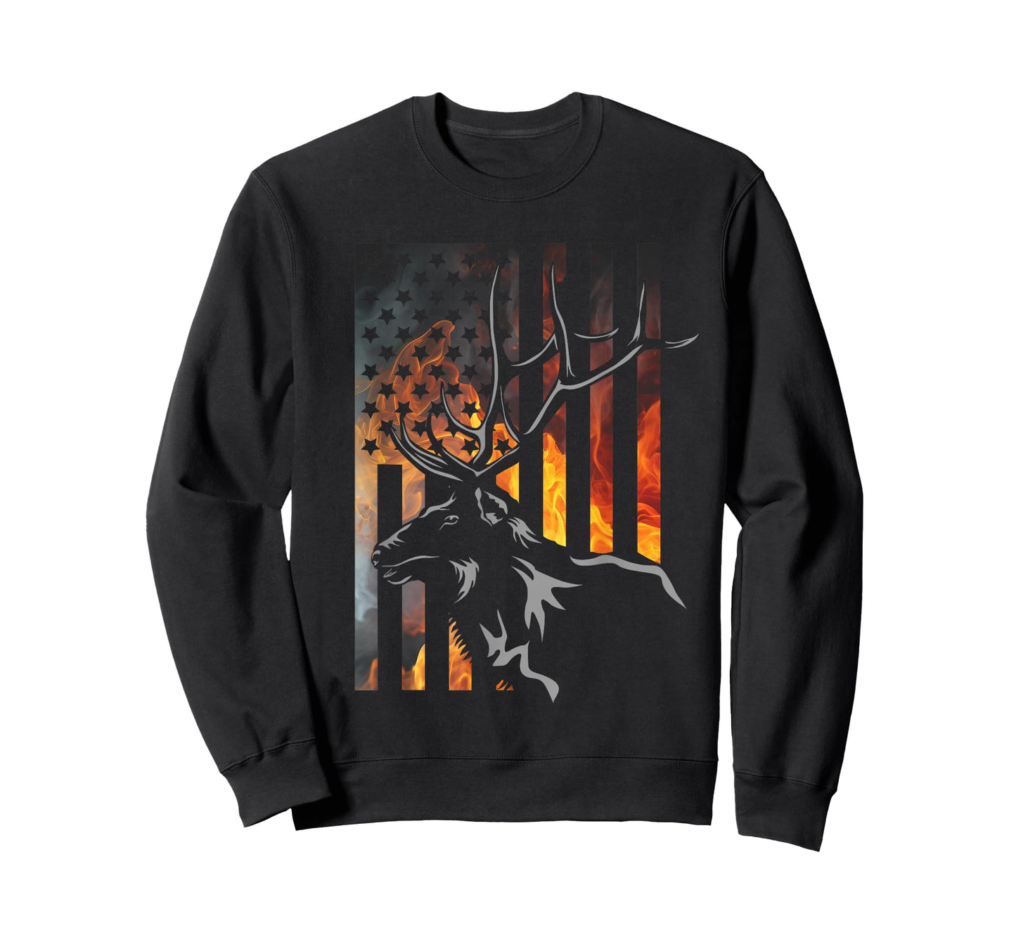 Outdoor Antlers Elk Deer Hunting T-Shirt